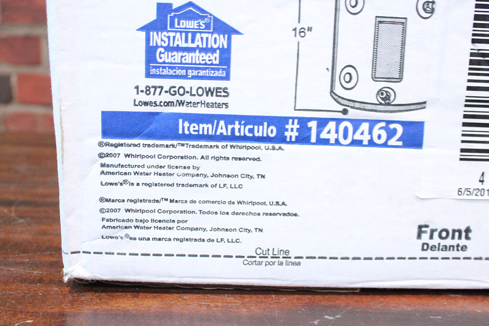 Whirlpool Electric Water Heater