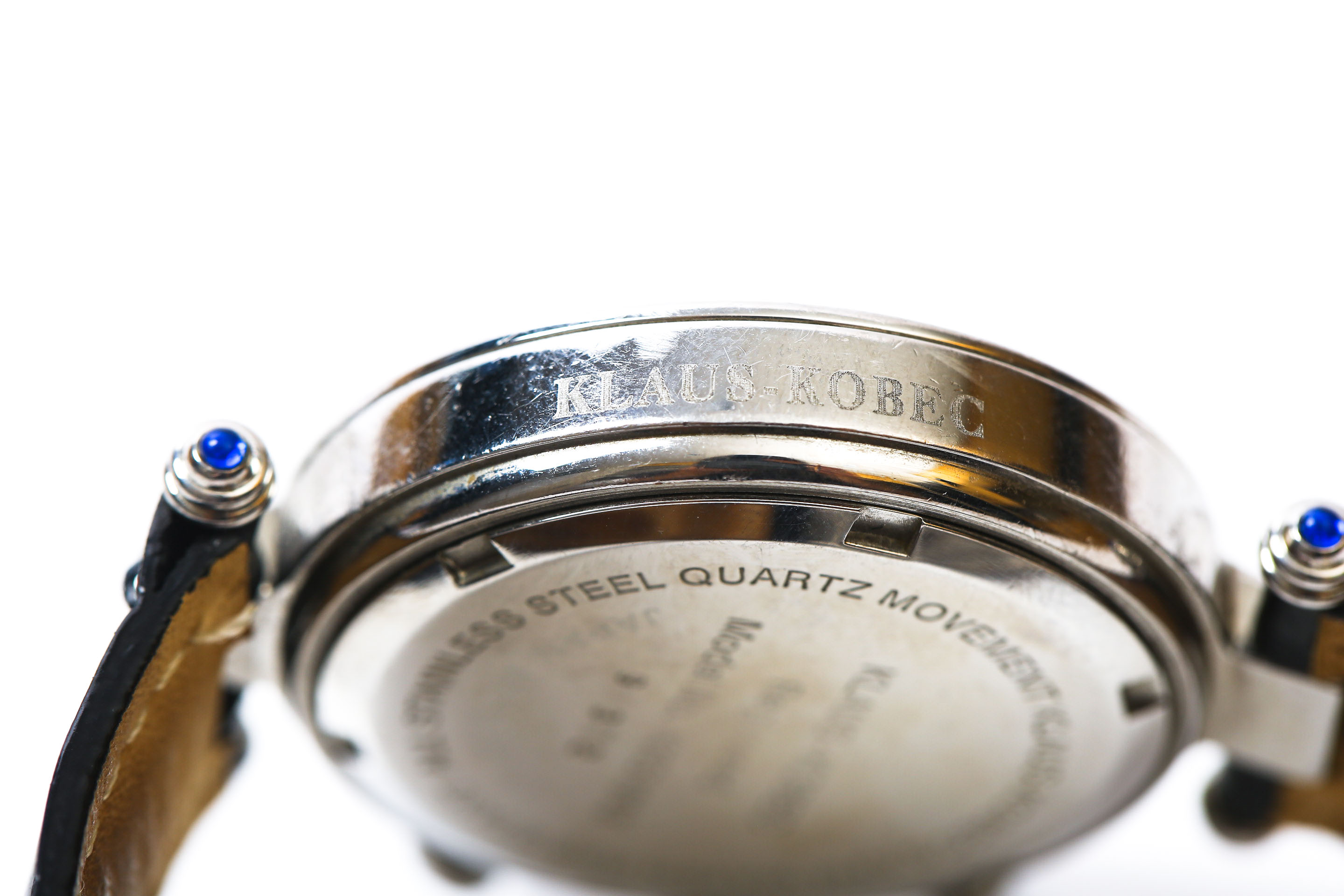 Klaus-Kobec Sports Watch with Cabochons