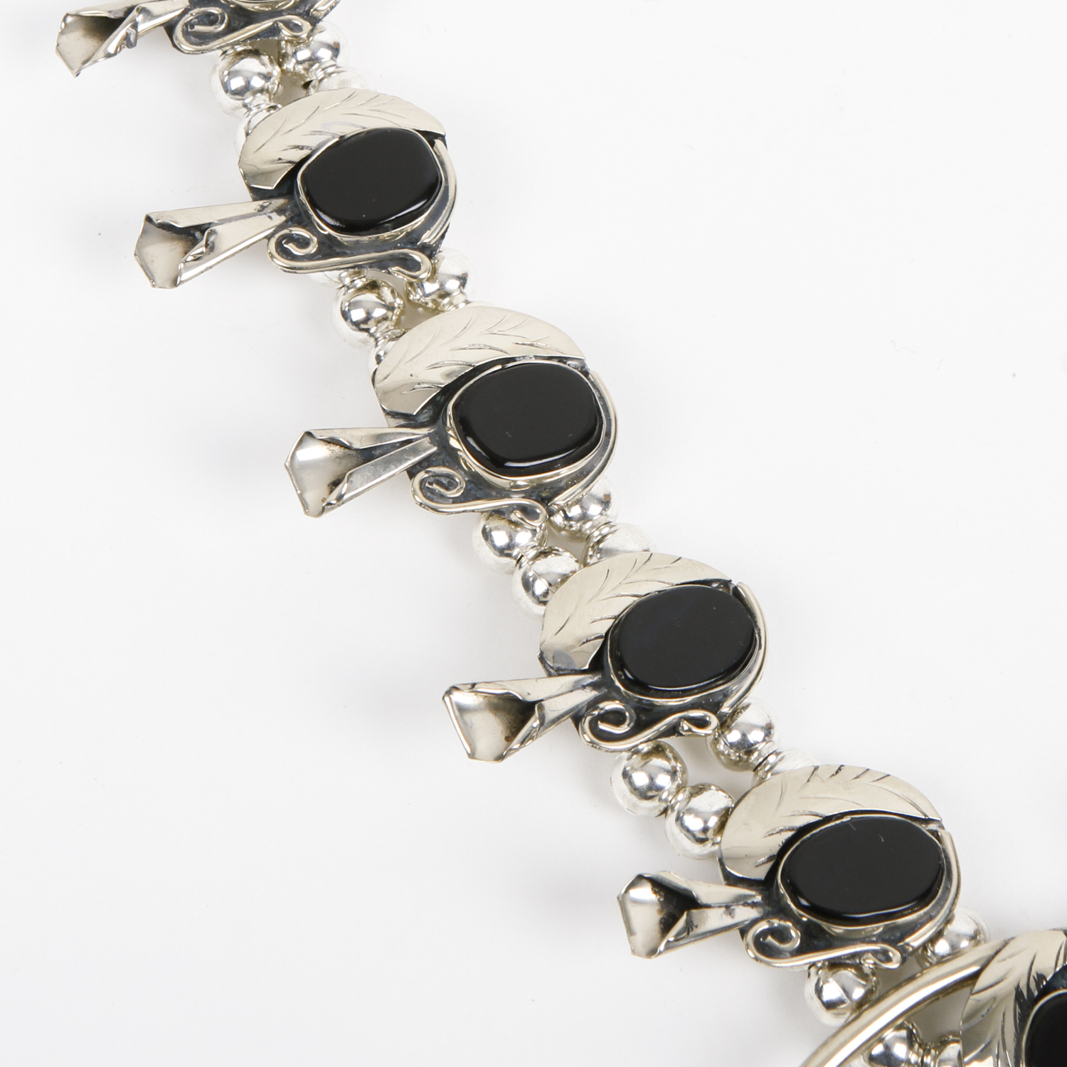 Native American Style Squash Blossom Costume Parure