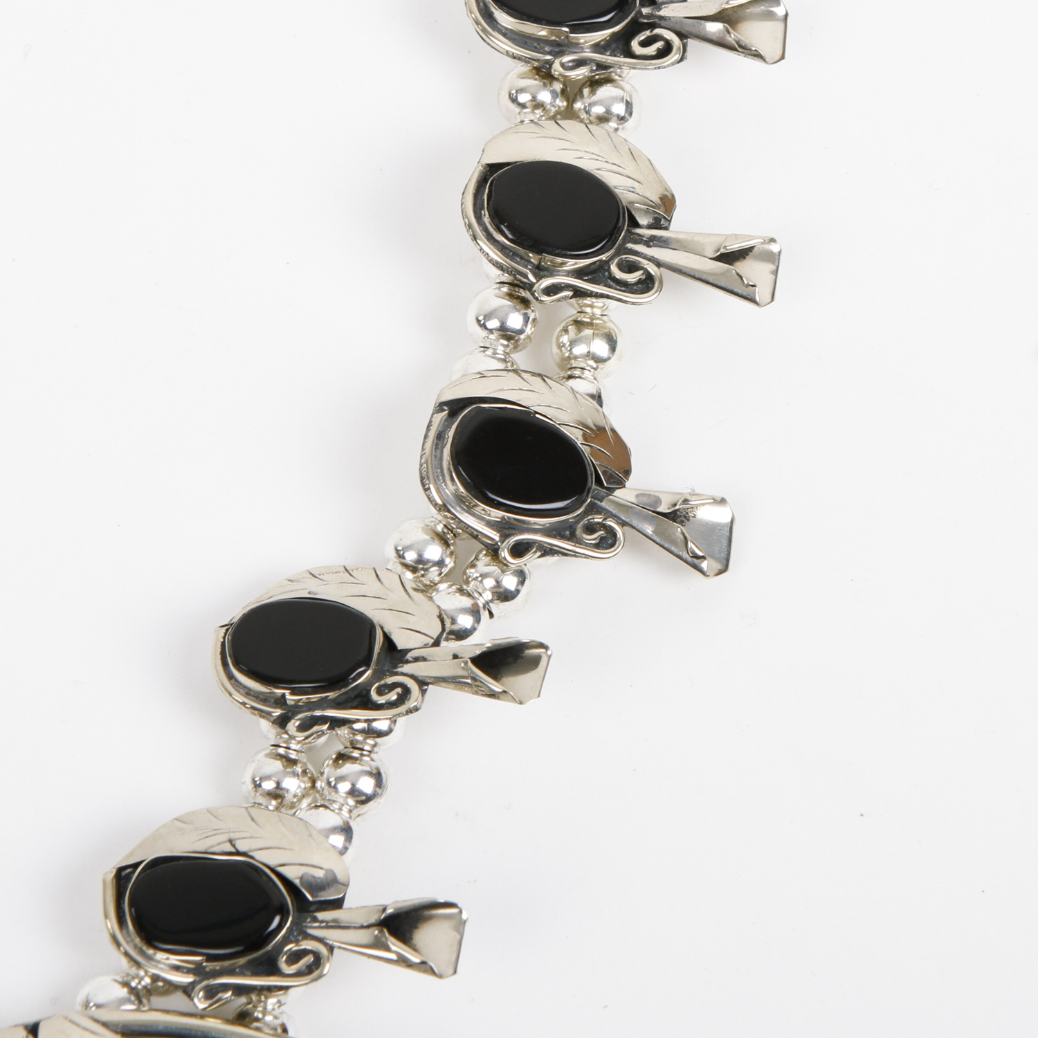 Native American Style Squash Blossom Costume Parure