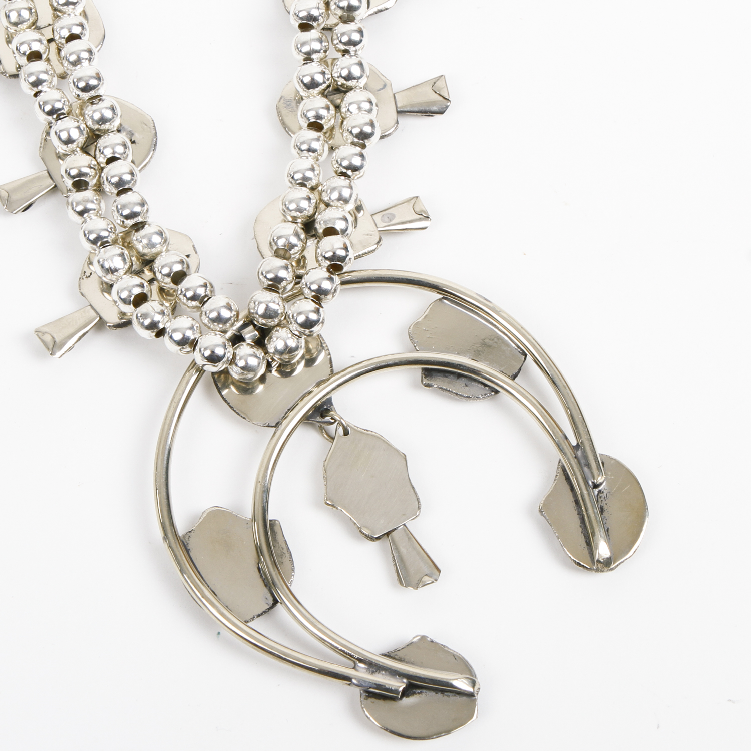 Native American Style Squash Blossom Costume Parure