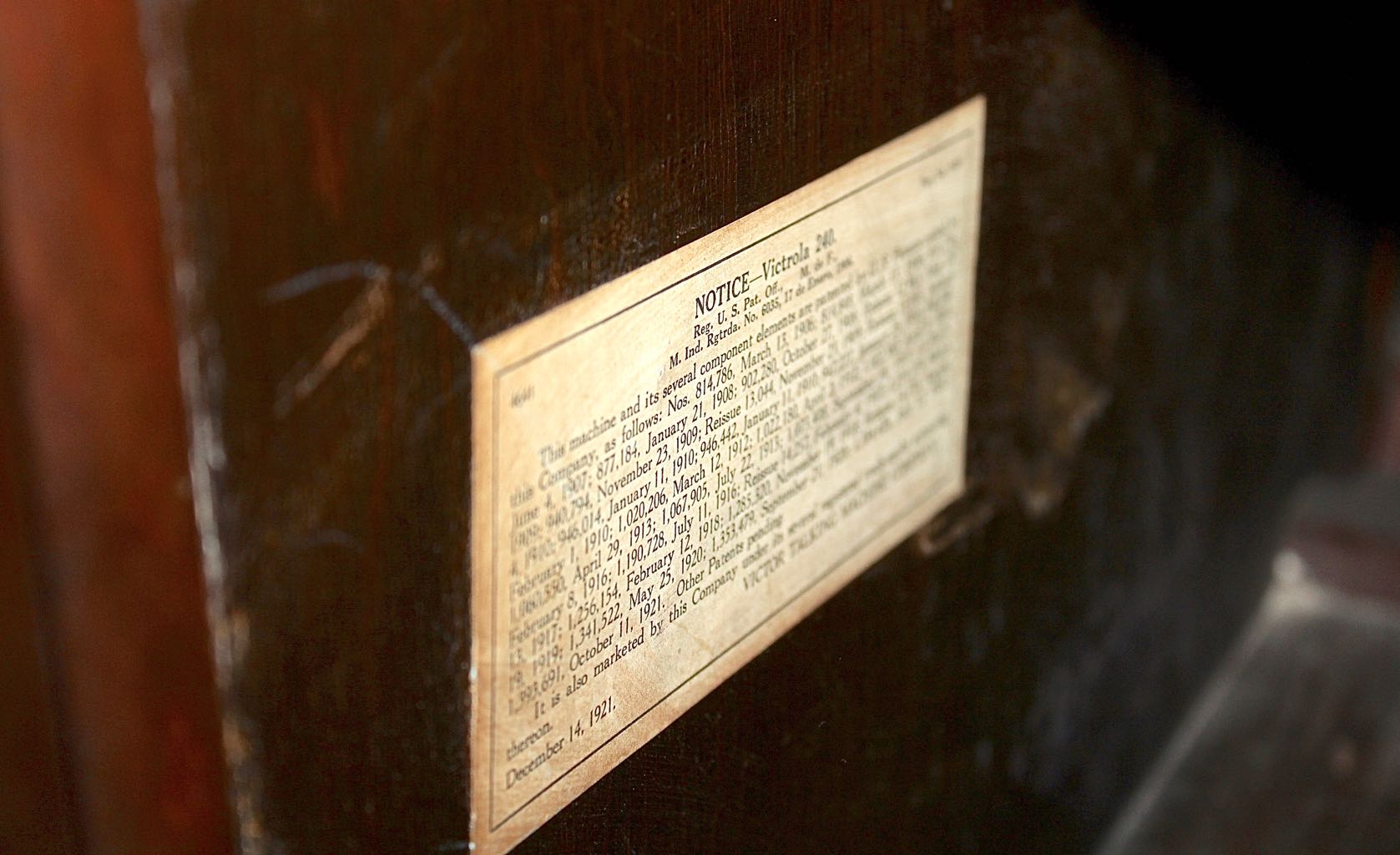 1922 Victor Victrola Wurlitzer Phonograph