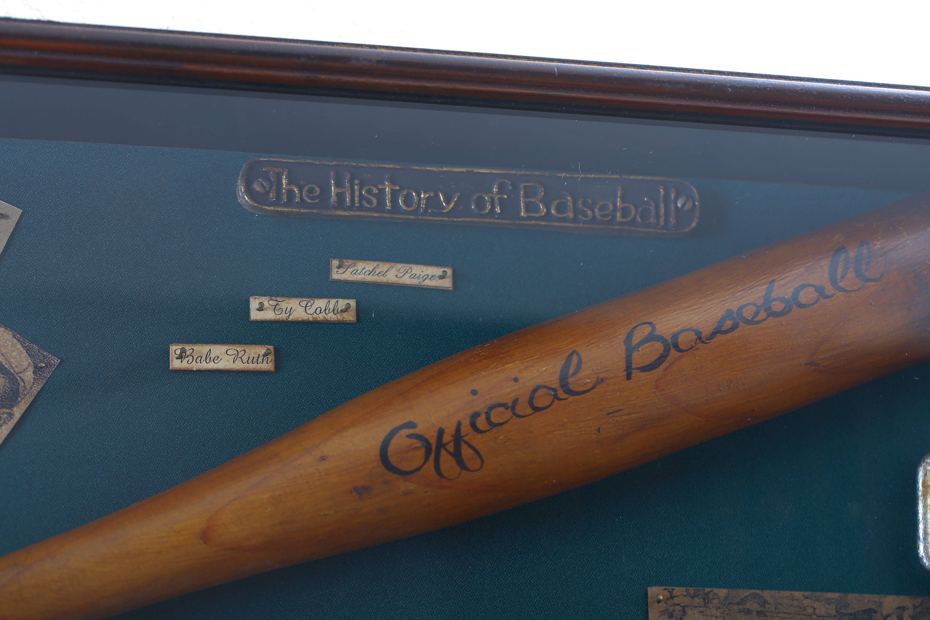 Baseball Memorabilia Shadow Box