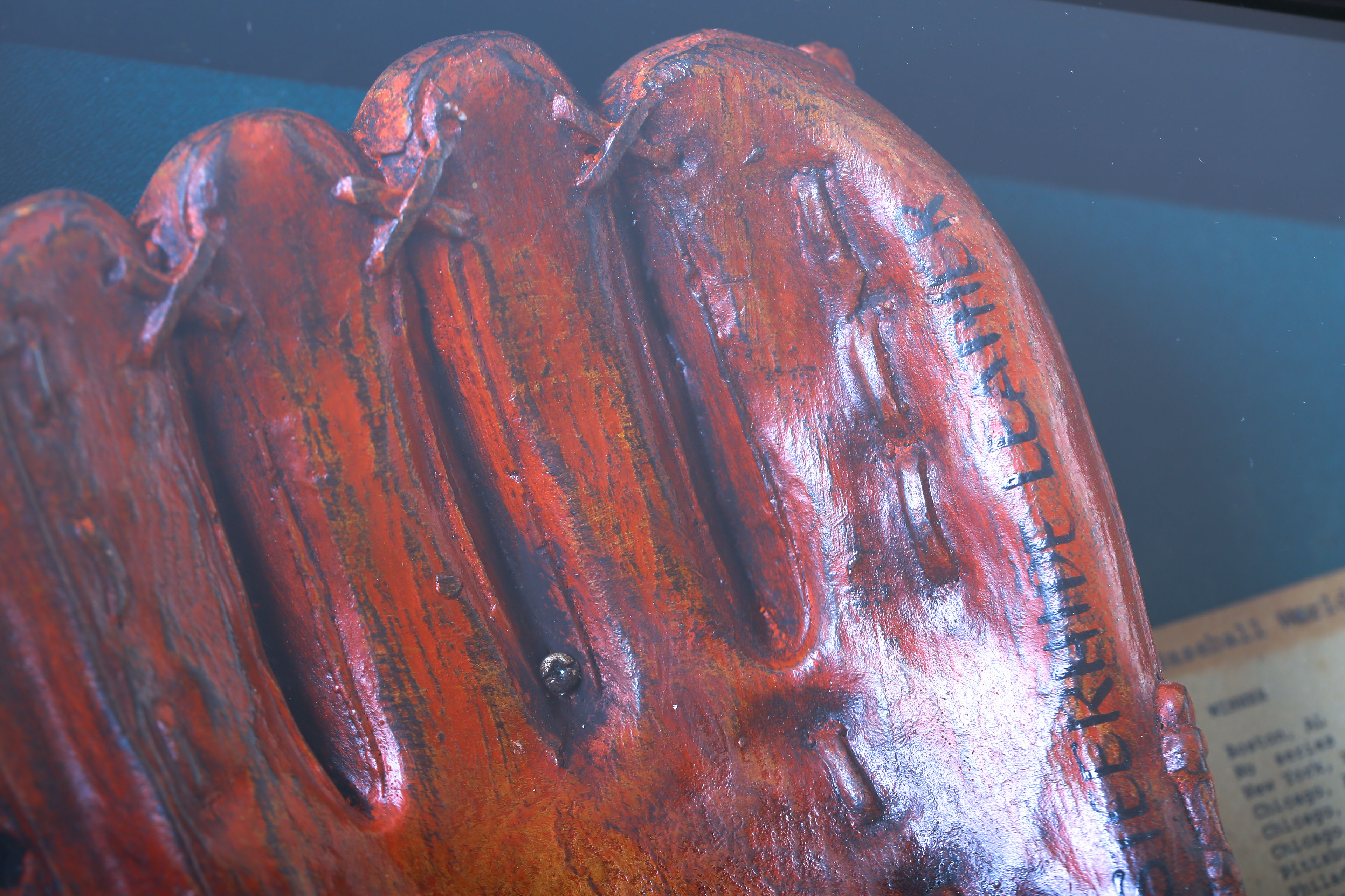 Baseball Memorabilia Shadow Box