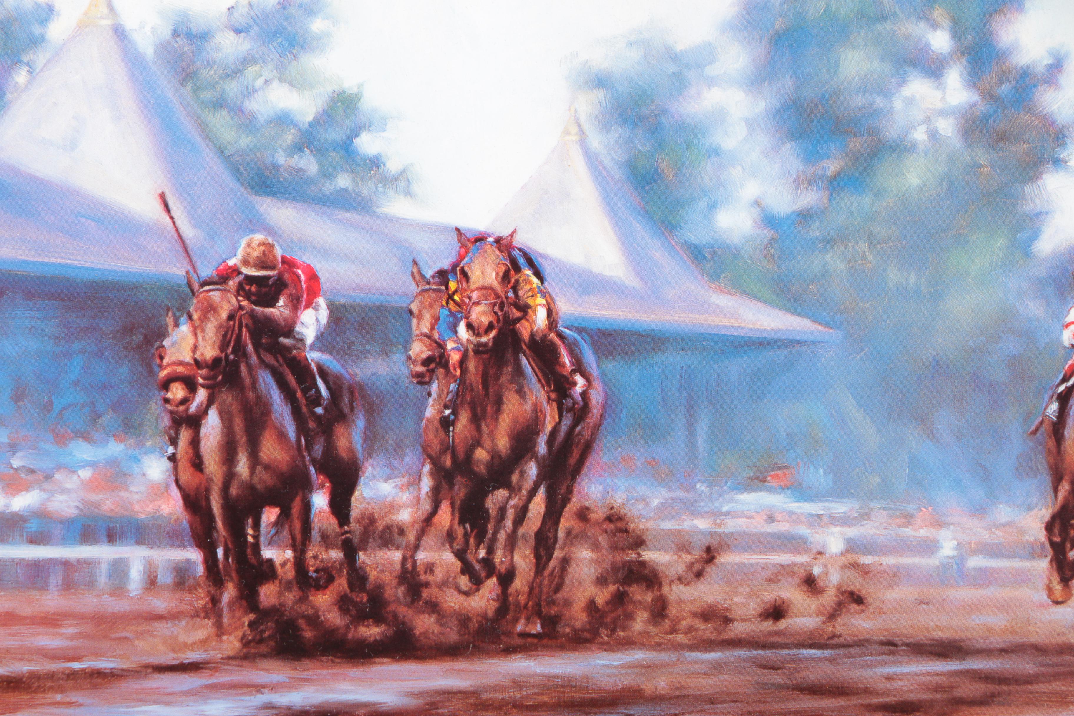 Celeste Susany Offset Lithograph Print "Saratoga - Memories of August"