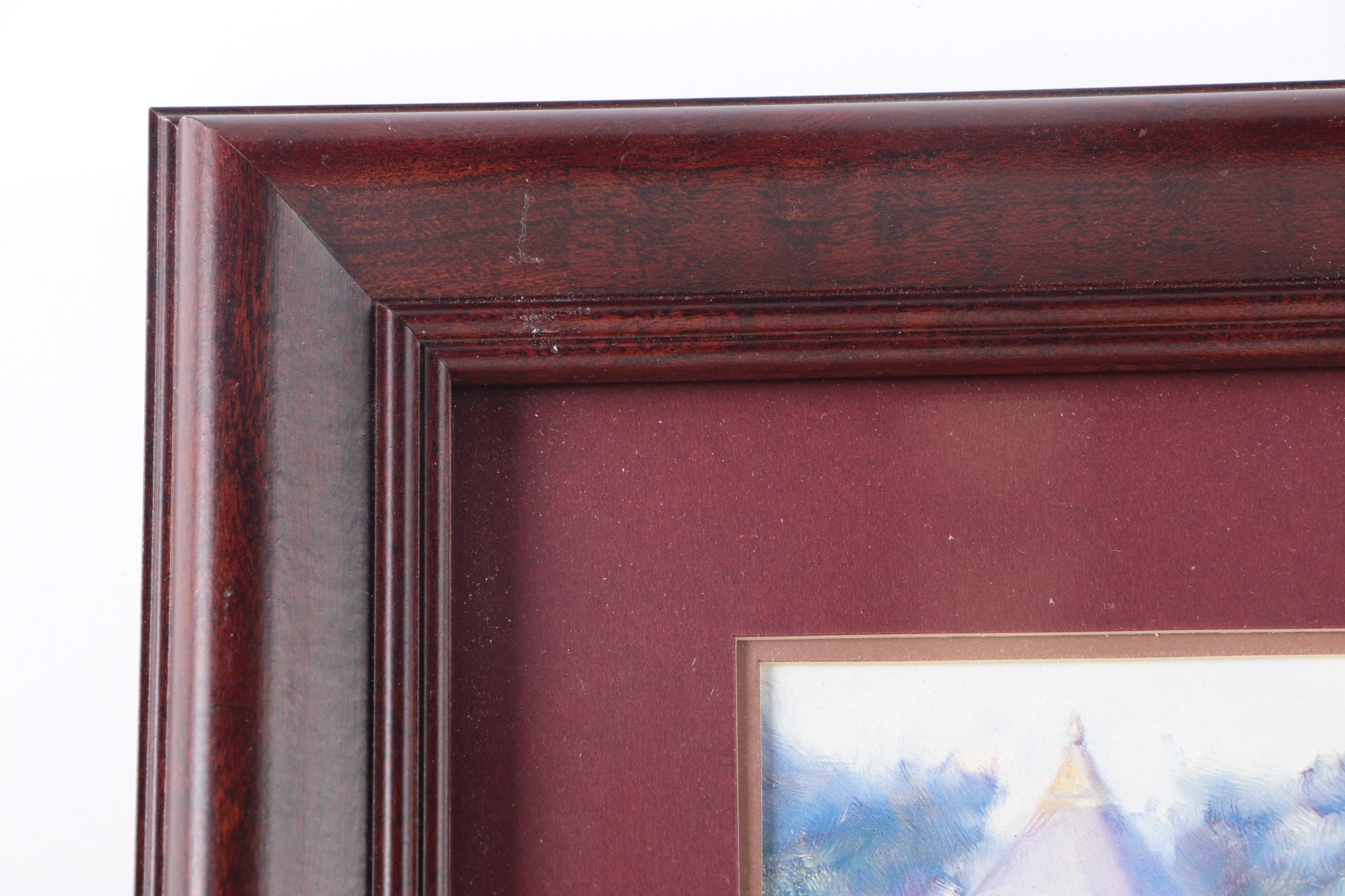 Celeste Susany Offset Lithograph Print "Saratoga - Memories of August"