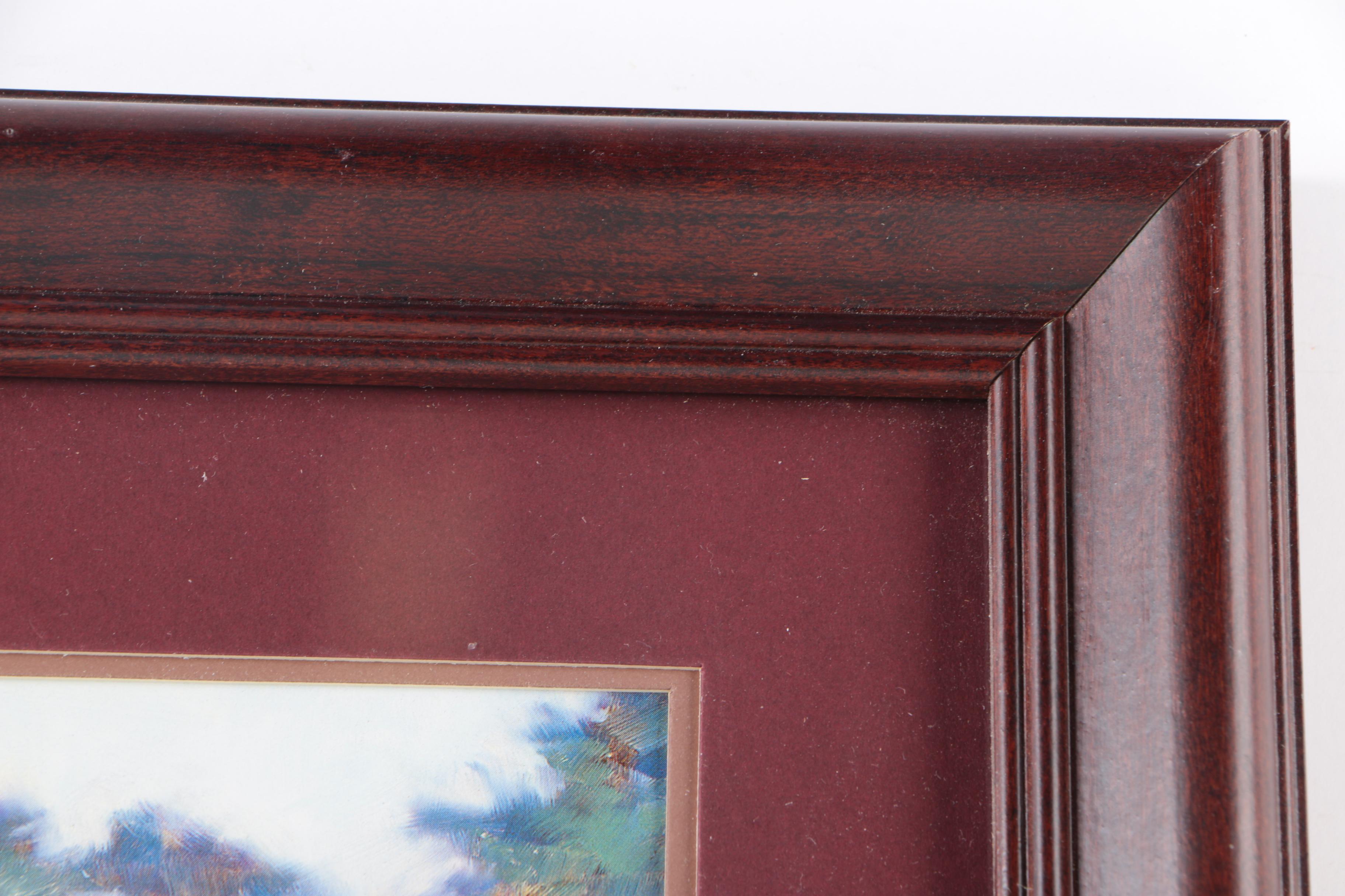 Celeste Susany Offset Lithograph Print "Saratoga - Memories of August"