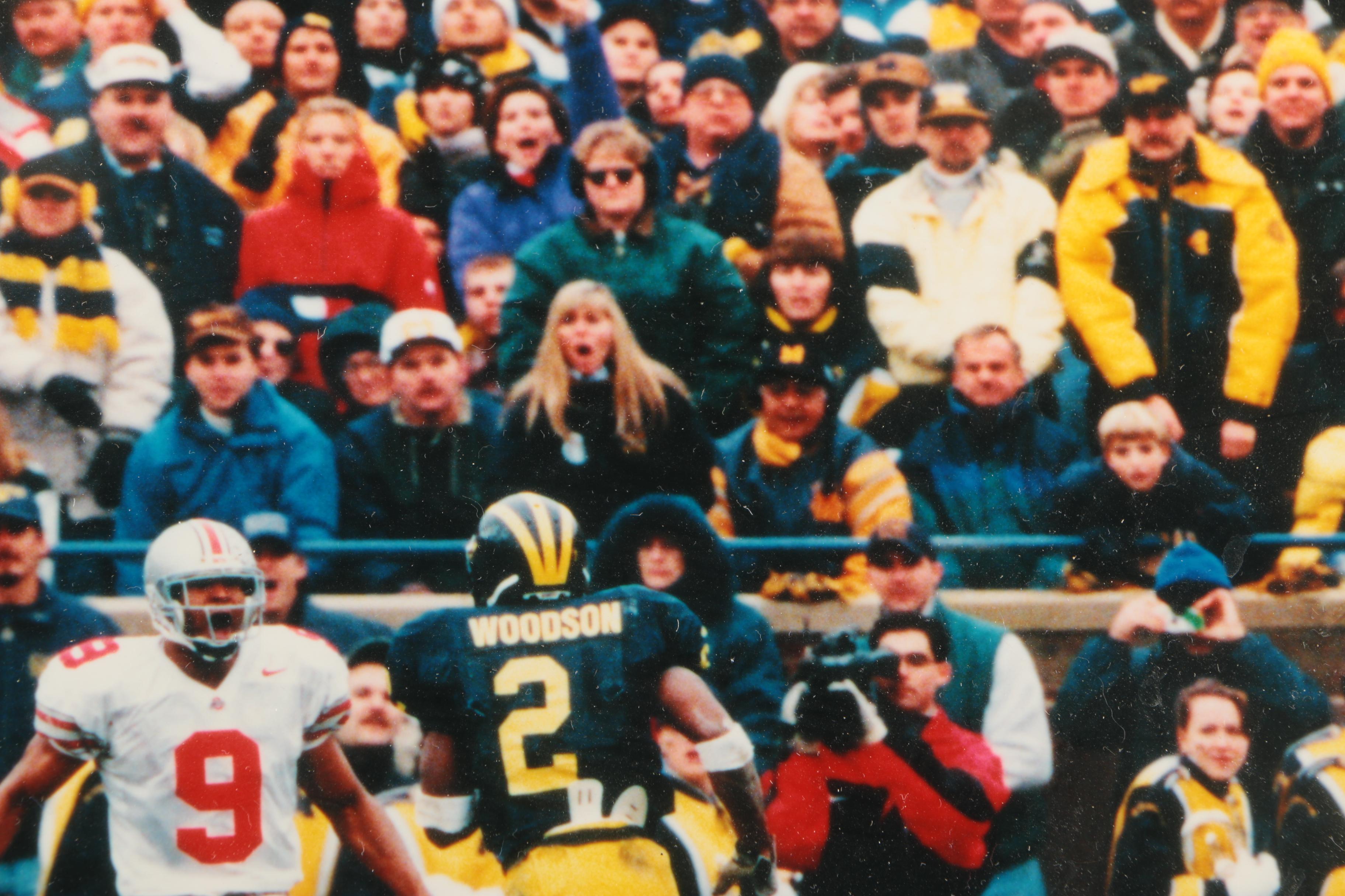Michigan Wolverines and Ohio State Buckeyes Framed Photograph
