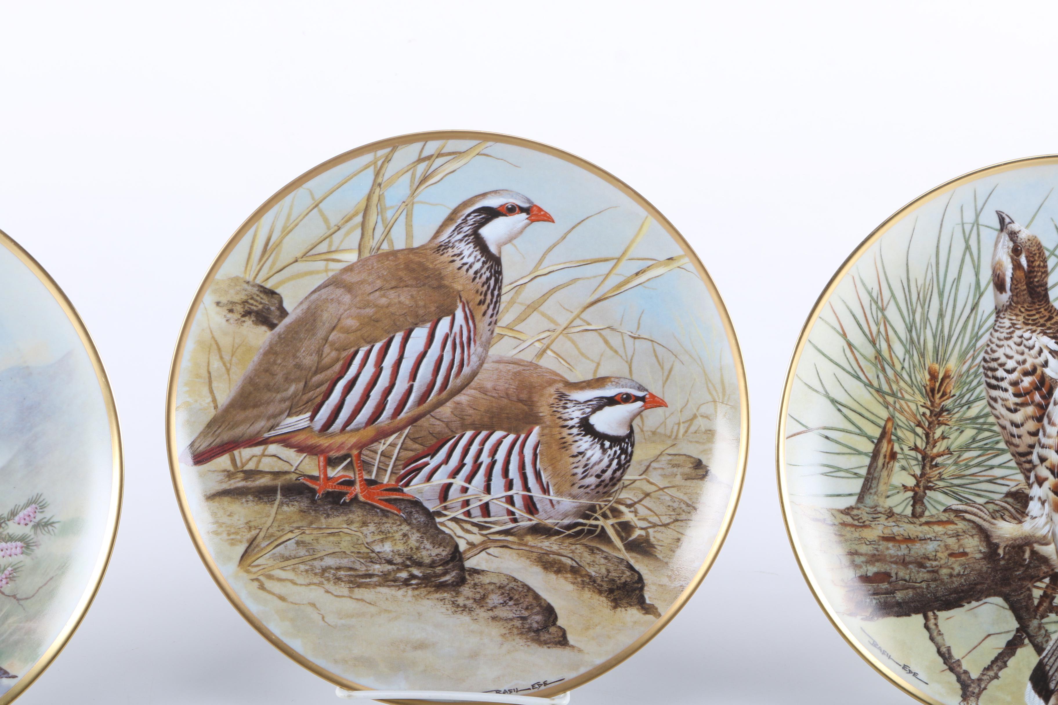 "Game Birds of the World" Limoges Porcelain Plates