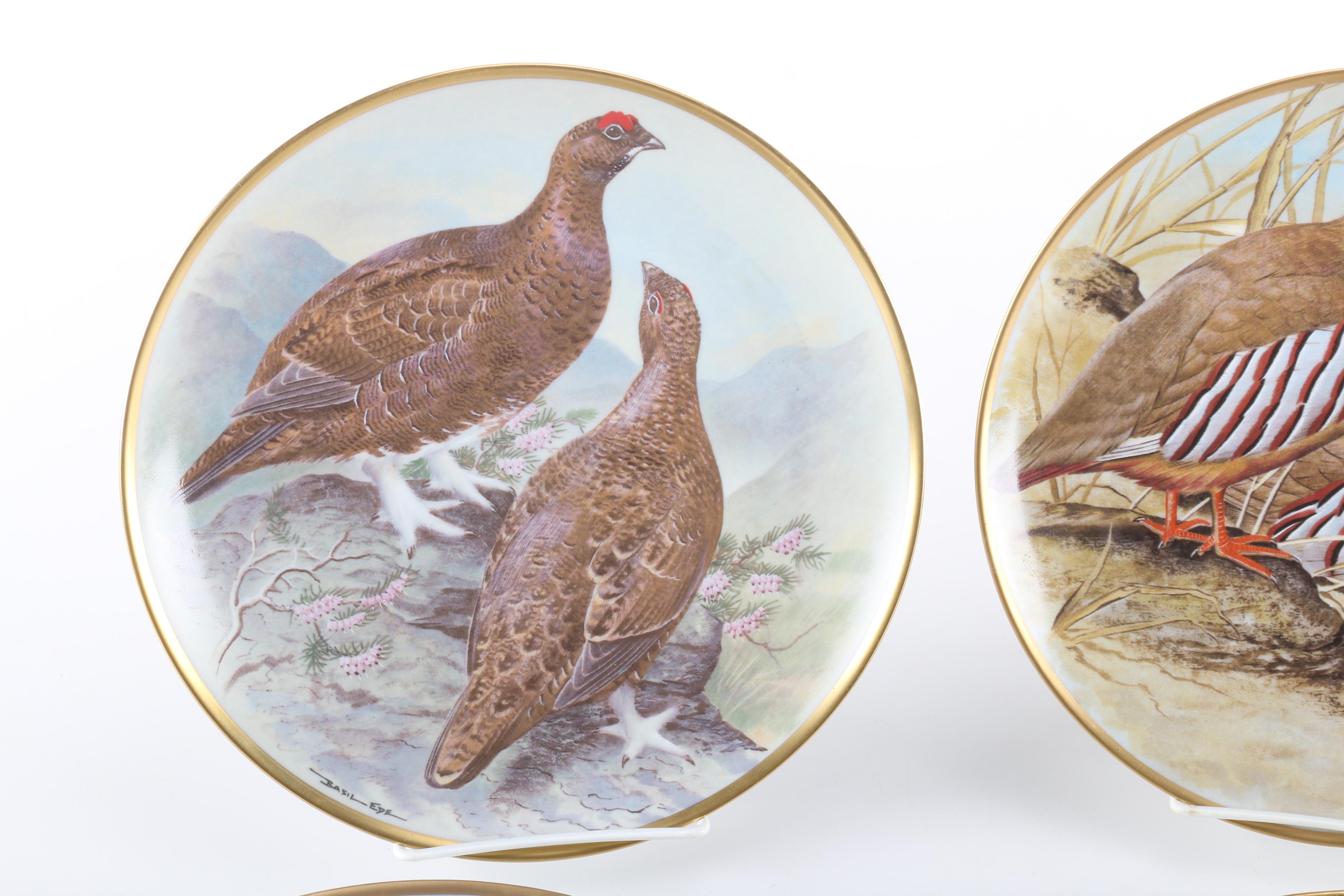 "Game Birds of the World" Limoges Porcelain Plates
