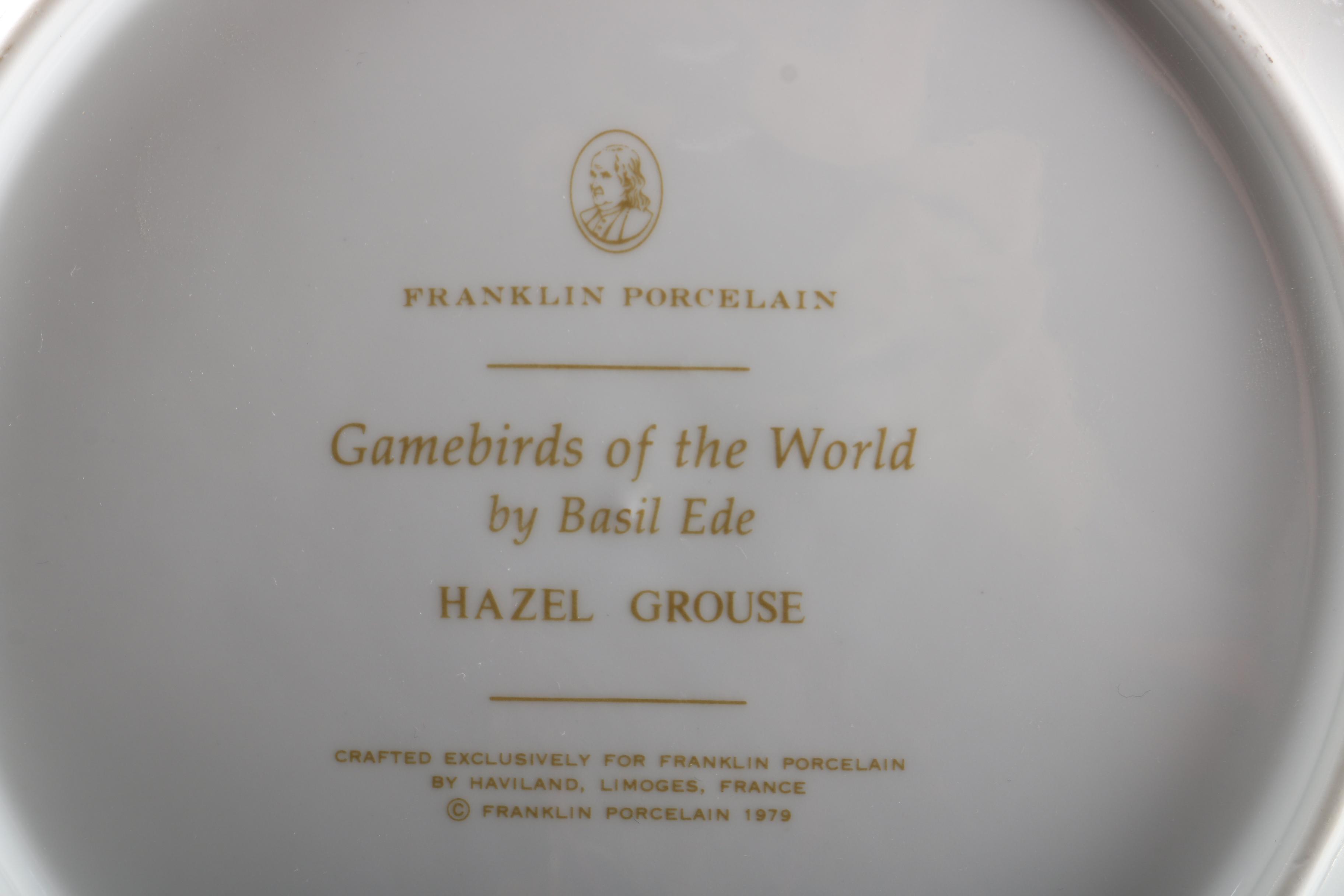 "Game Birds of the World" Limoges Porcelain Plates