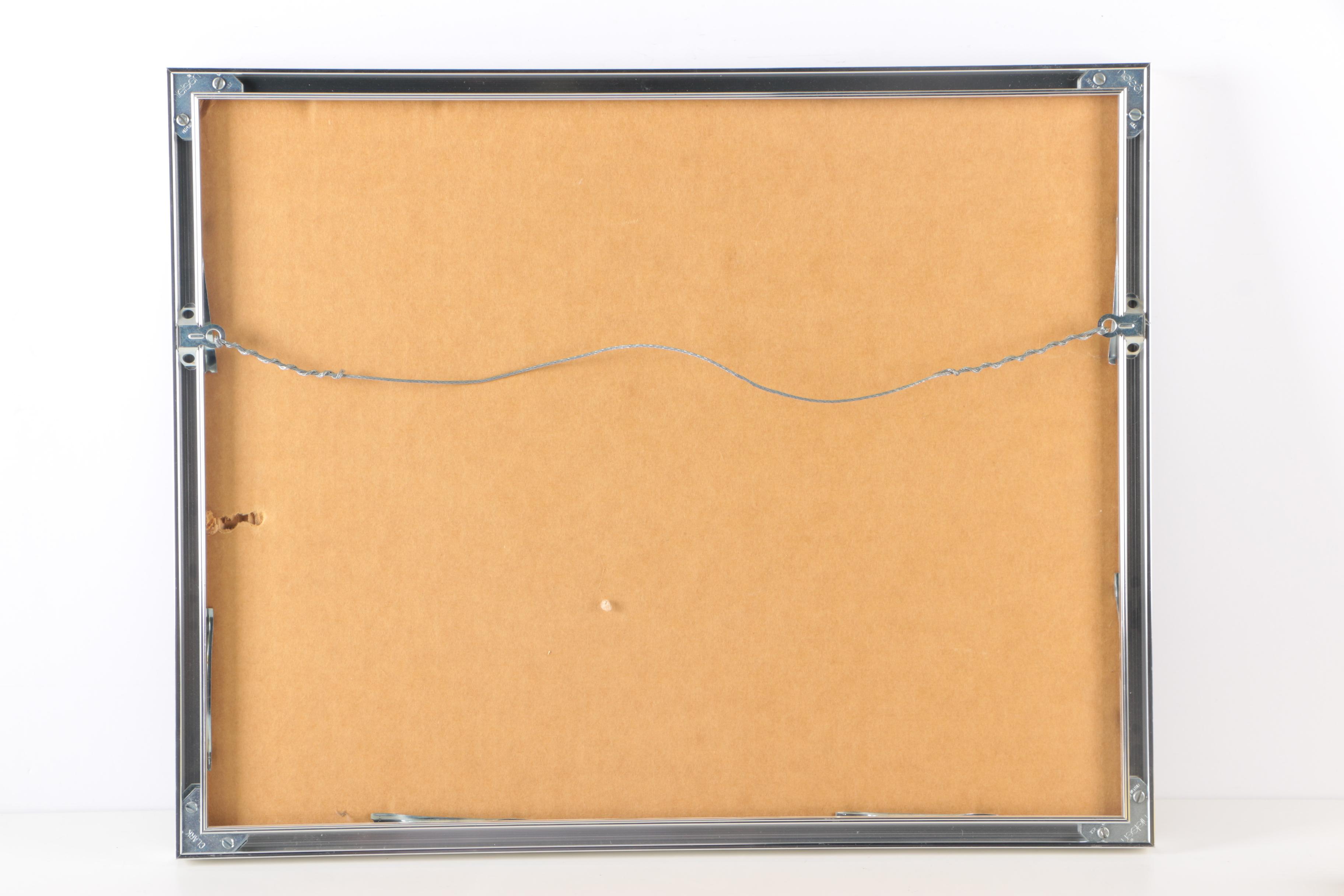 Michigan Wolverines and Ohio State Buckeyes Framed Photograph