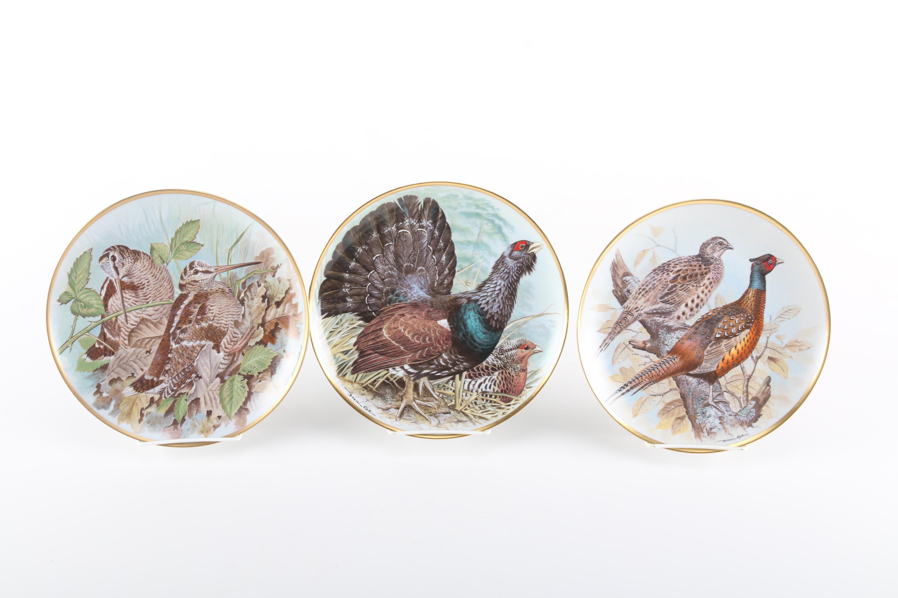 "Game Birds of the World" Limoges Porcelain Plates