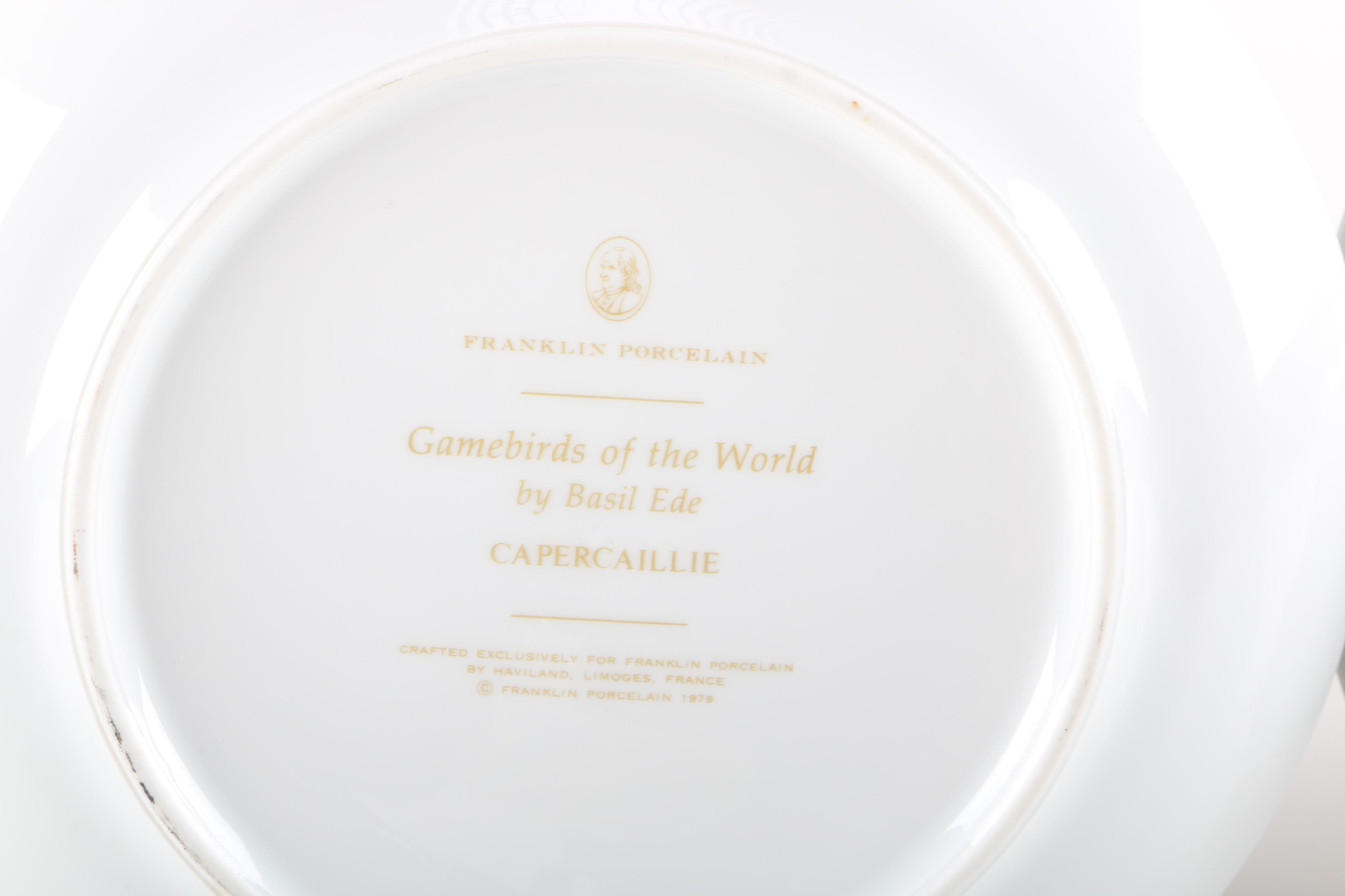 "Game Birds of the World" Limoges Porcelain Plates