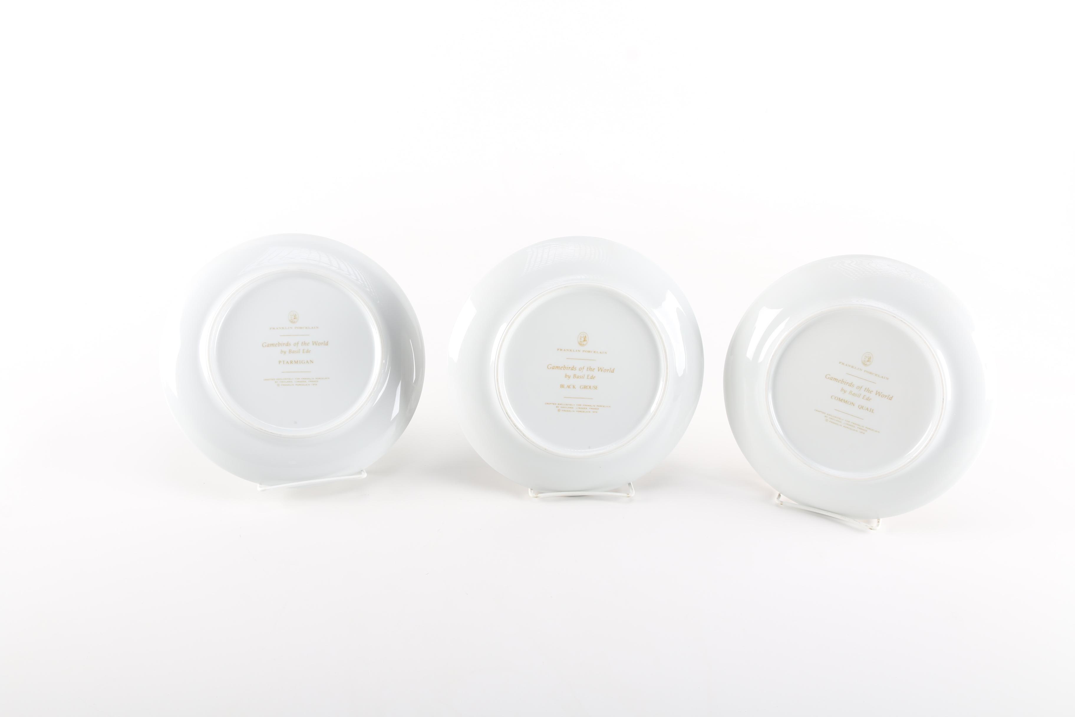 "Game Birds of the World" Limoges Porcelain Plates