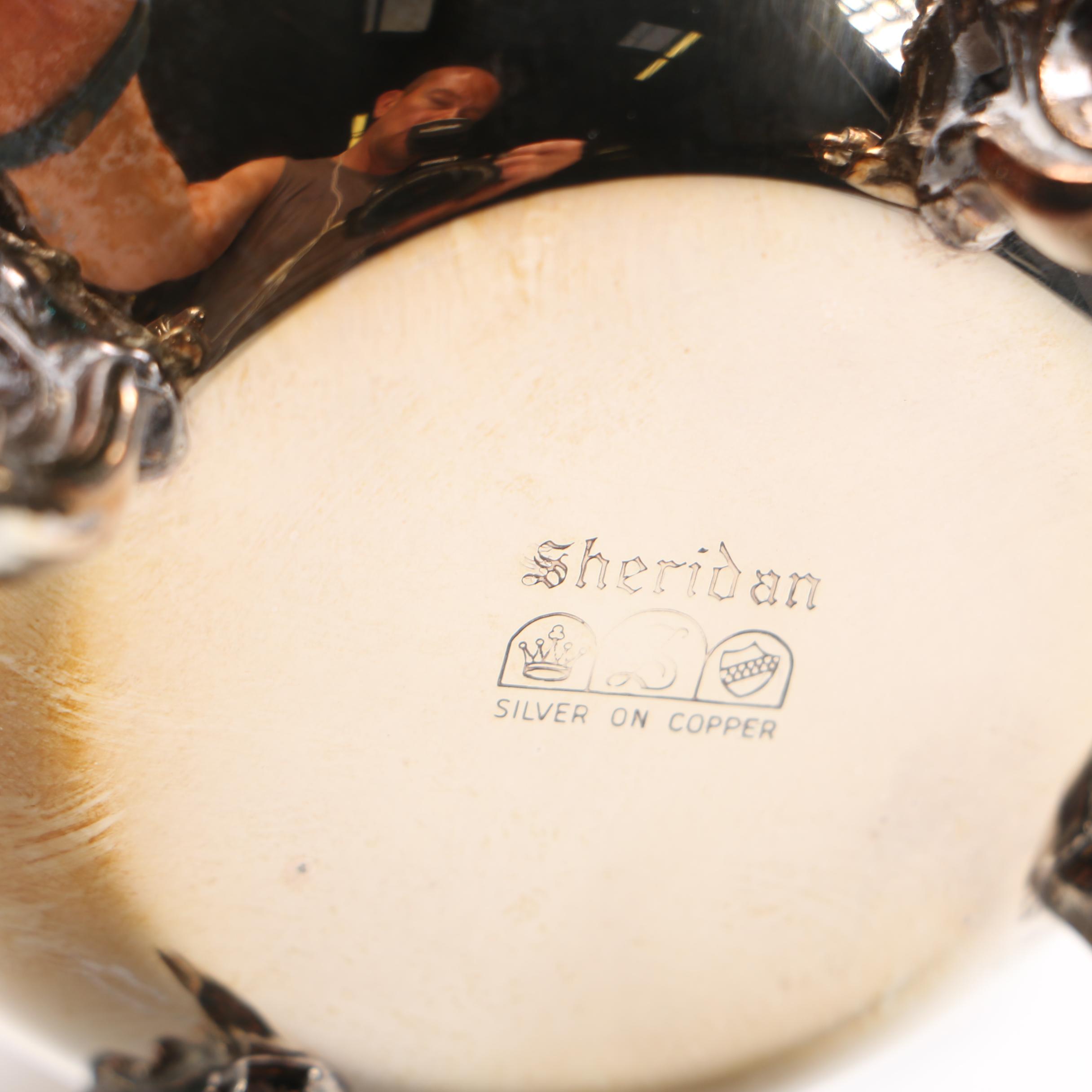 Sheridan Silver on Copper Coffee Service Set