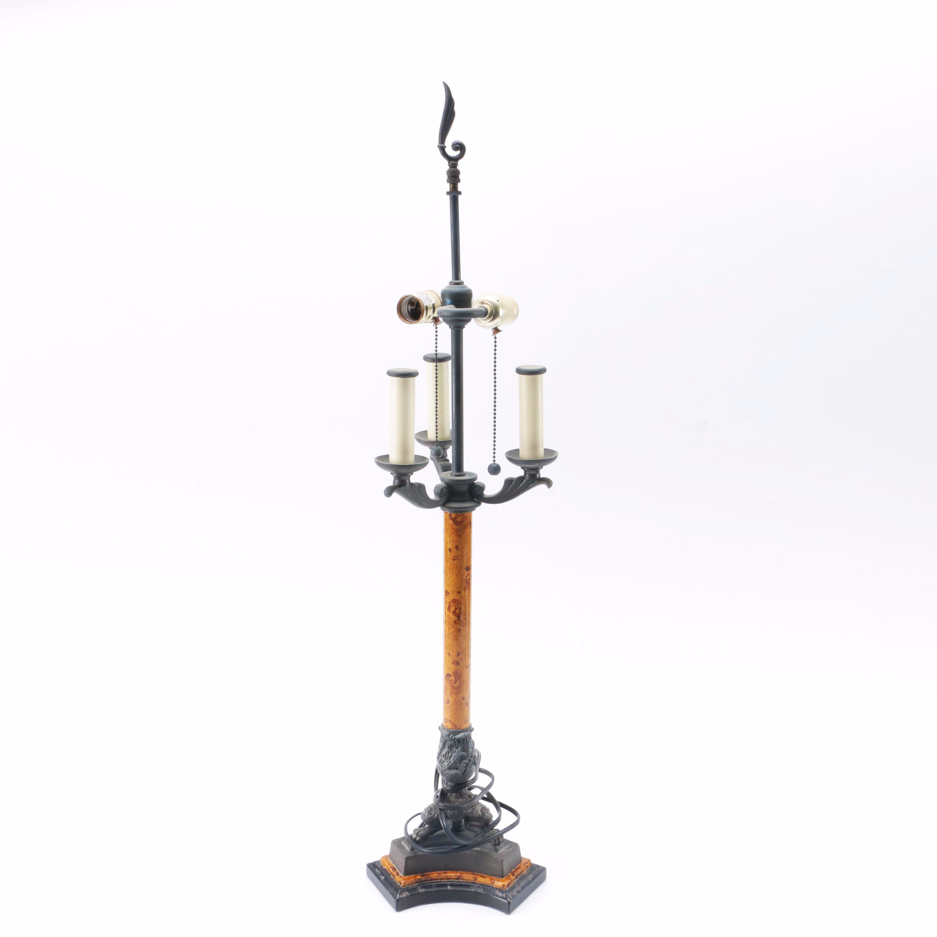 Vintage Candelabra Style Table Lamp