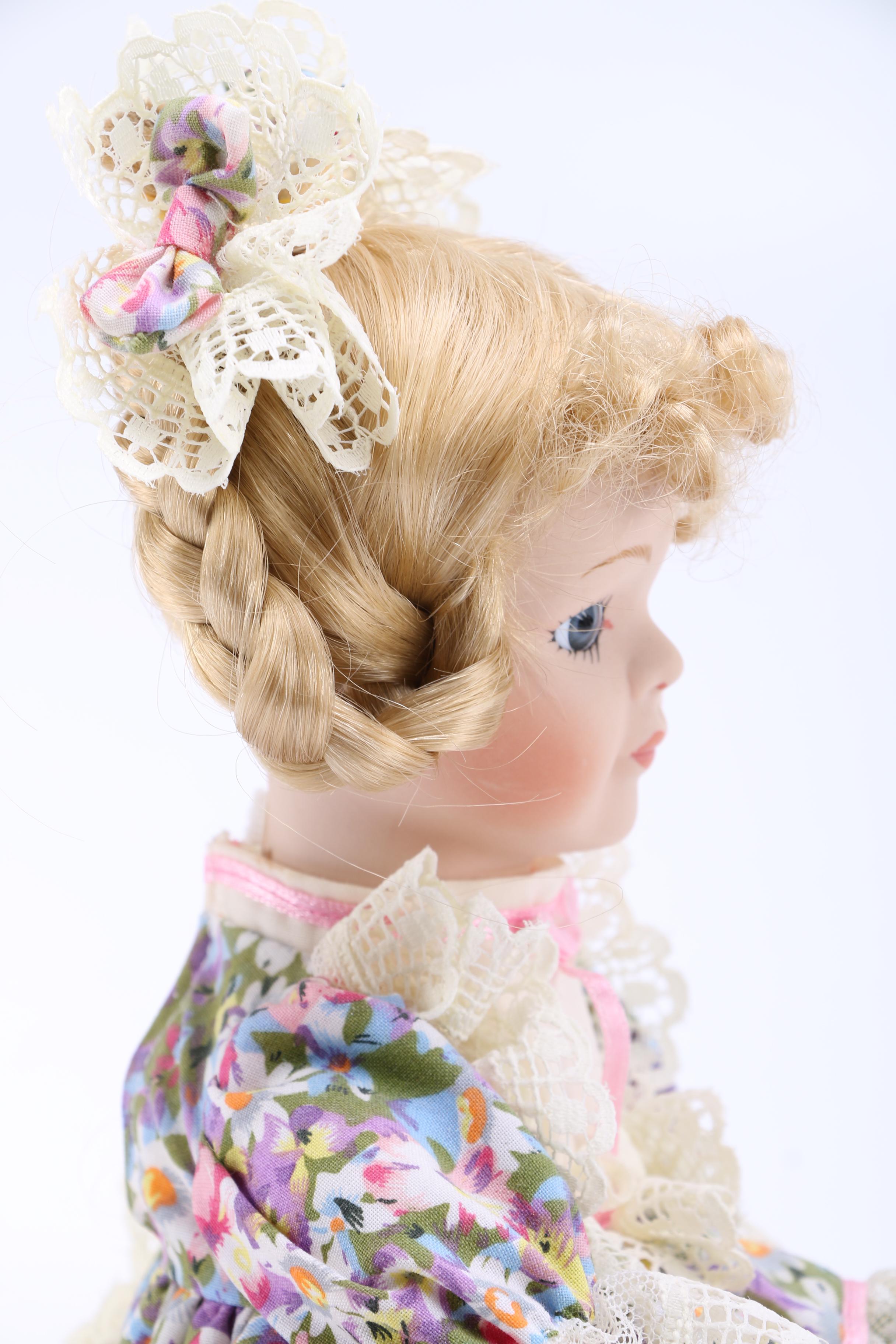 Porcelain Collector Dolls Including a Bo Peep, Rapunzel and More