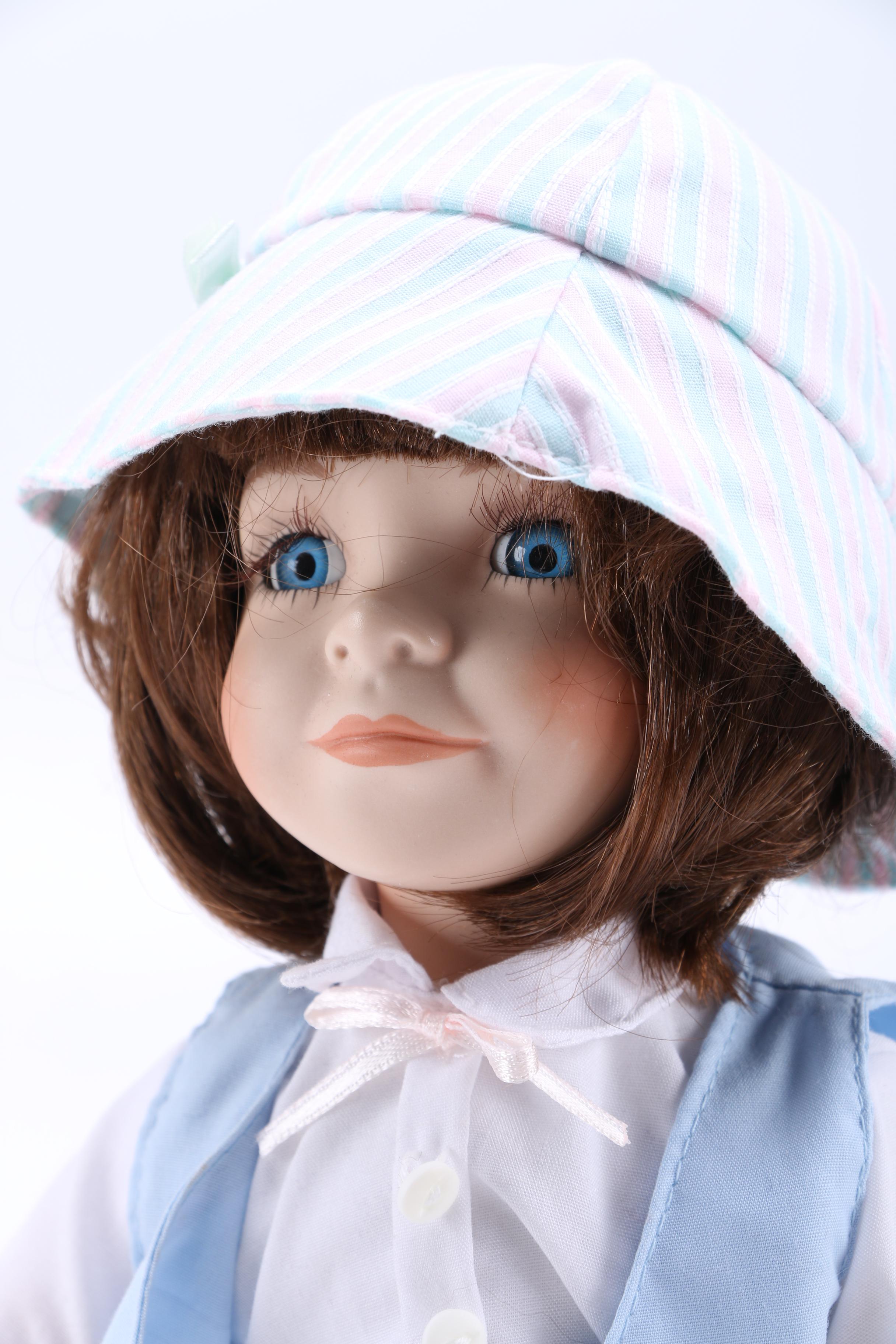 Porcelain Collector Dolls Including a Bo Peep, Rapunzel and More