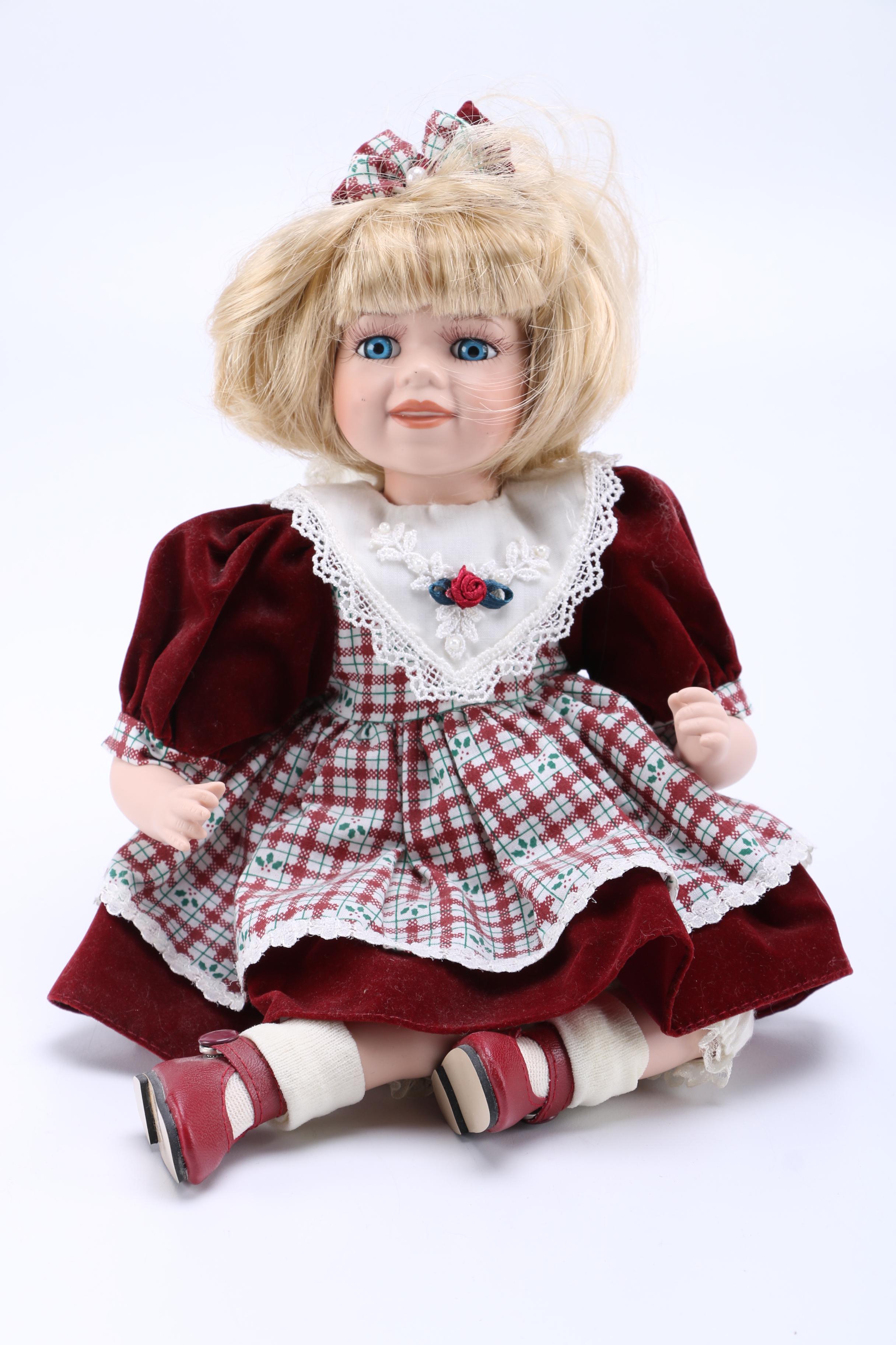 Porcelain Collector Dolls Including a Bo Peep, Rapunzel and More