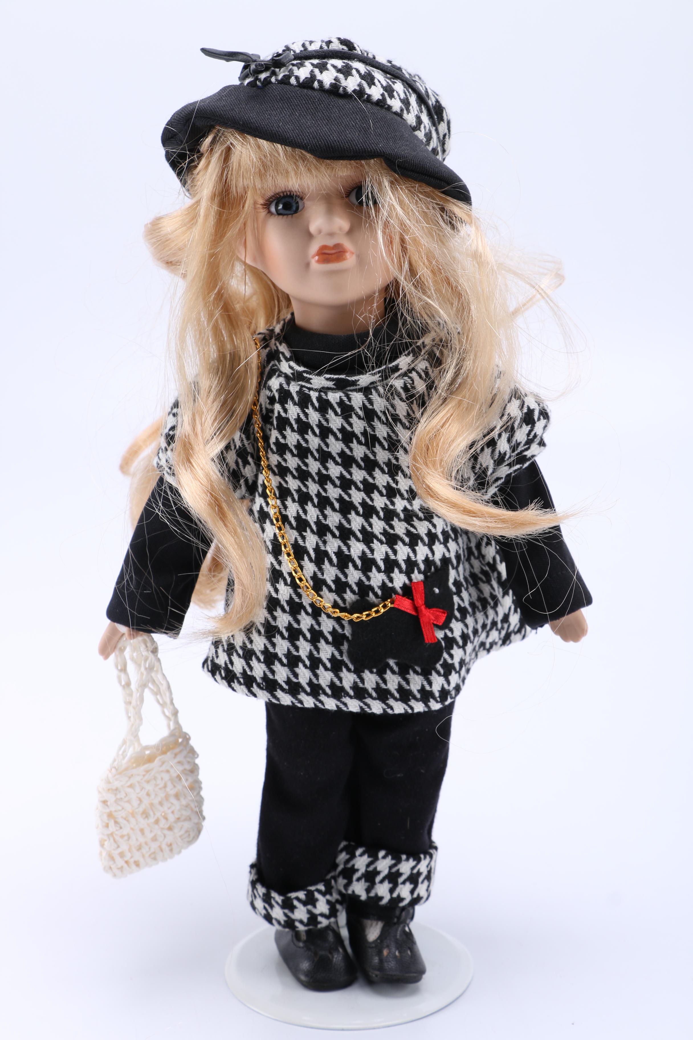 Porcelain Collector Dolls Including a Bo Peep, Rapunzel and More