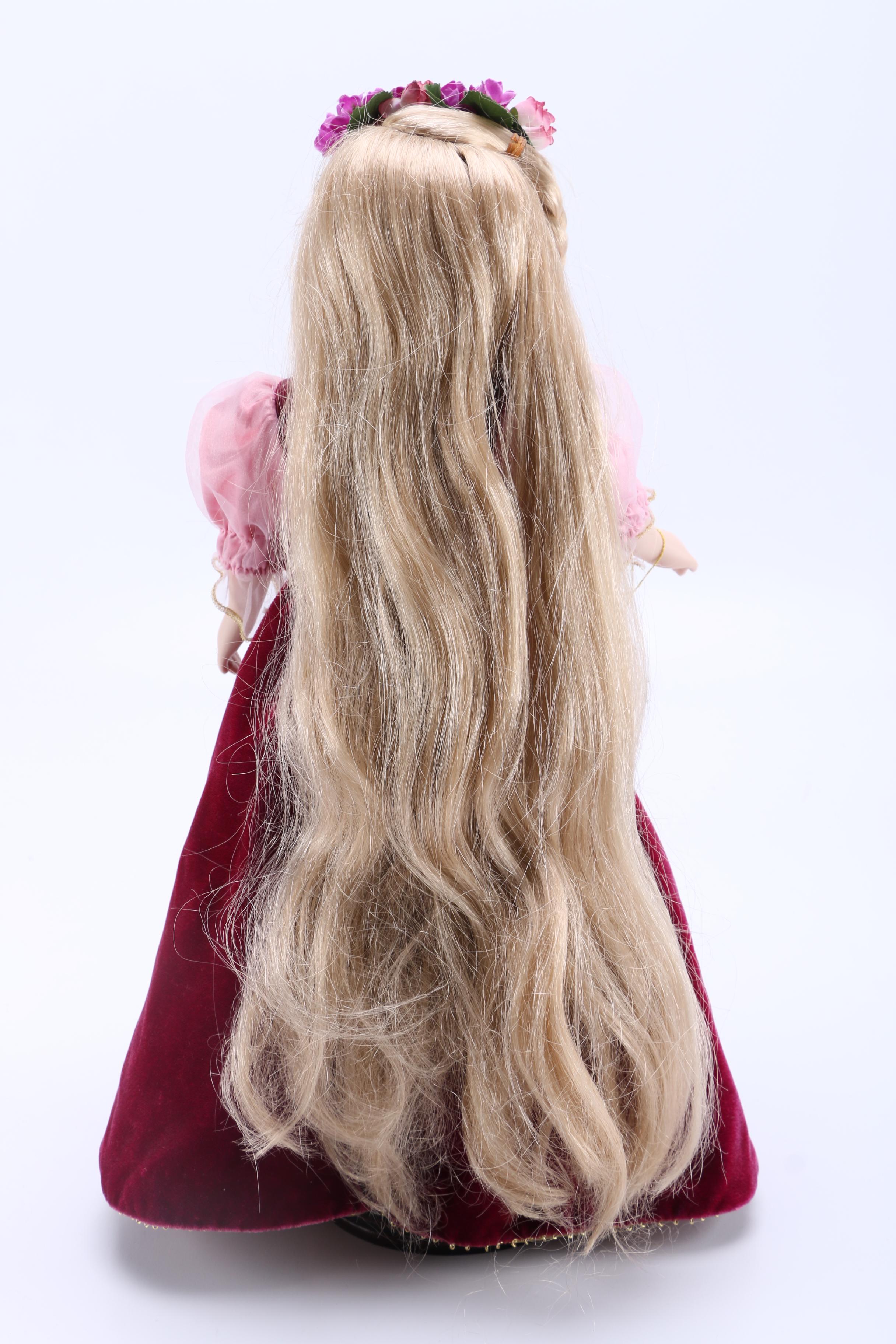 Porcelain Collector Dolls Including a Bo Peep, Rapunzel and More