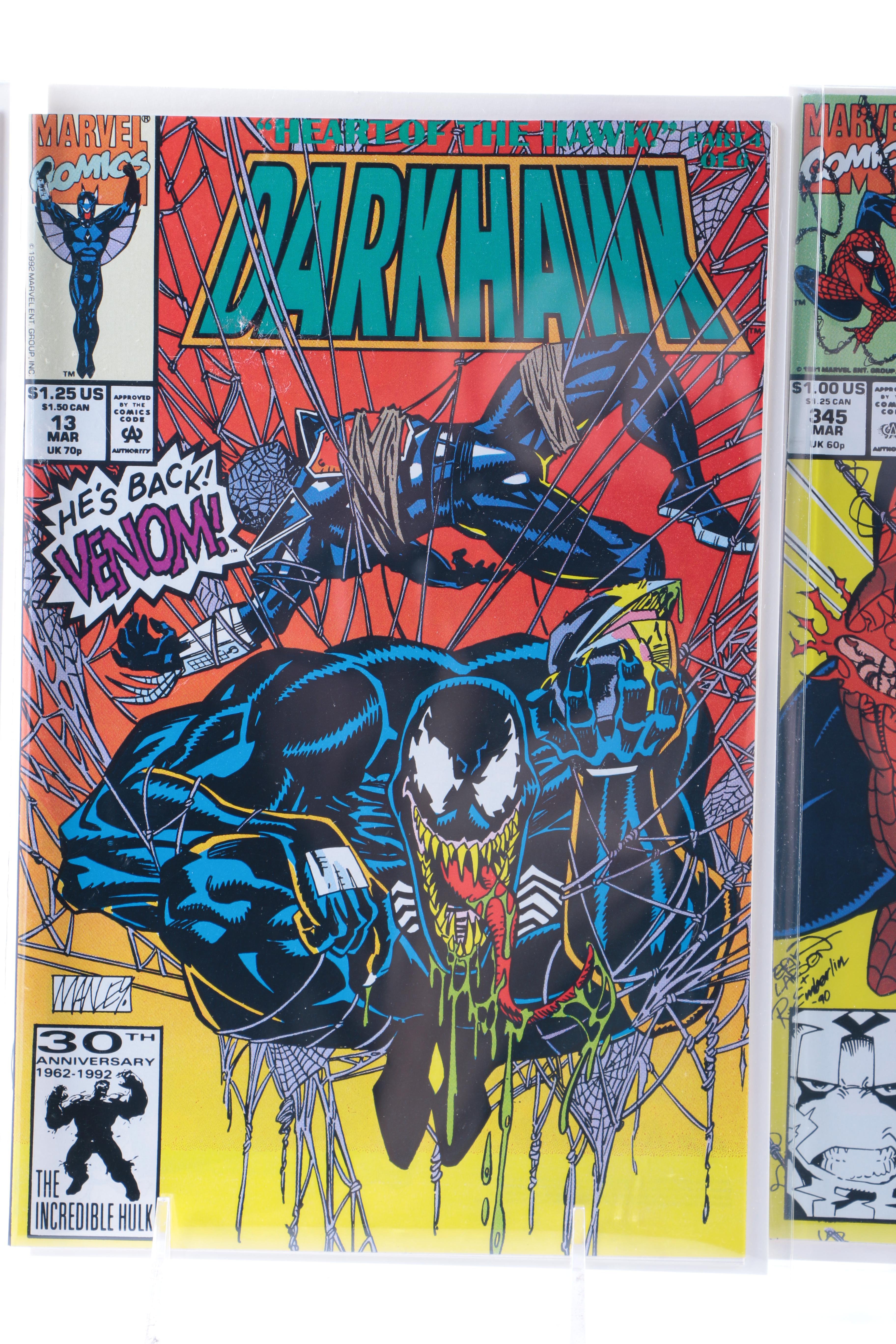 Marvel Comics Featuring First Appearance of Venom Symbiote Suit and First Carnage Appearance