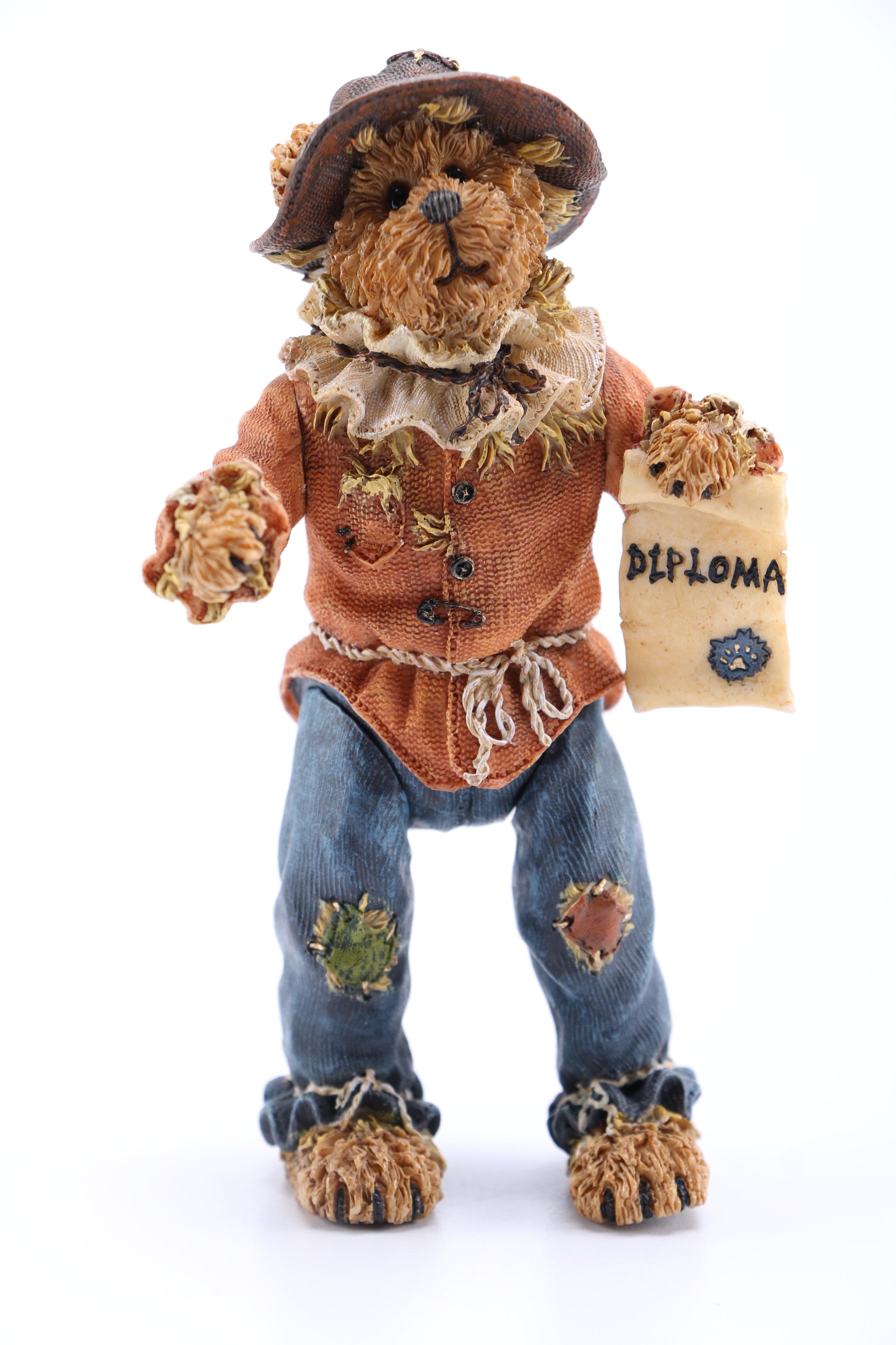 Two Shoe Box Bears Figurines