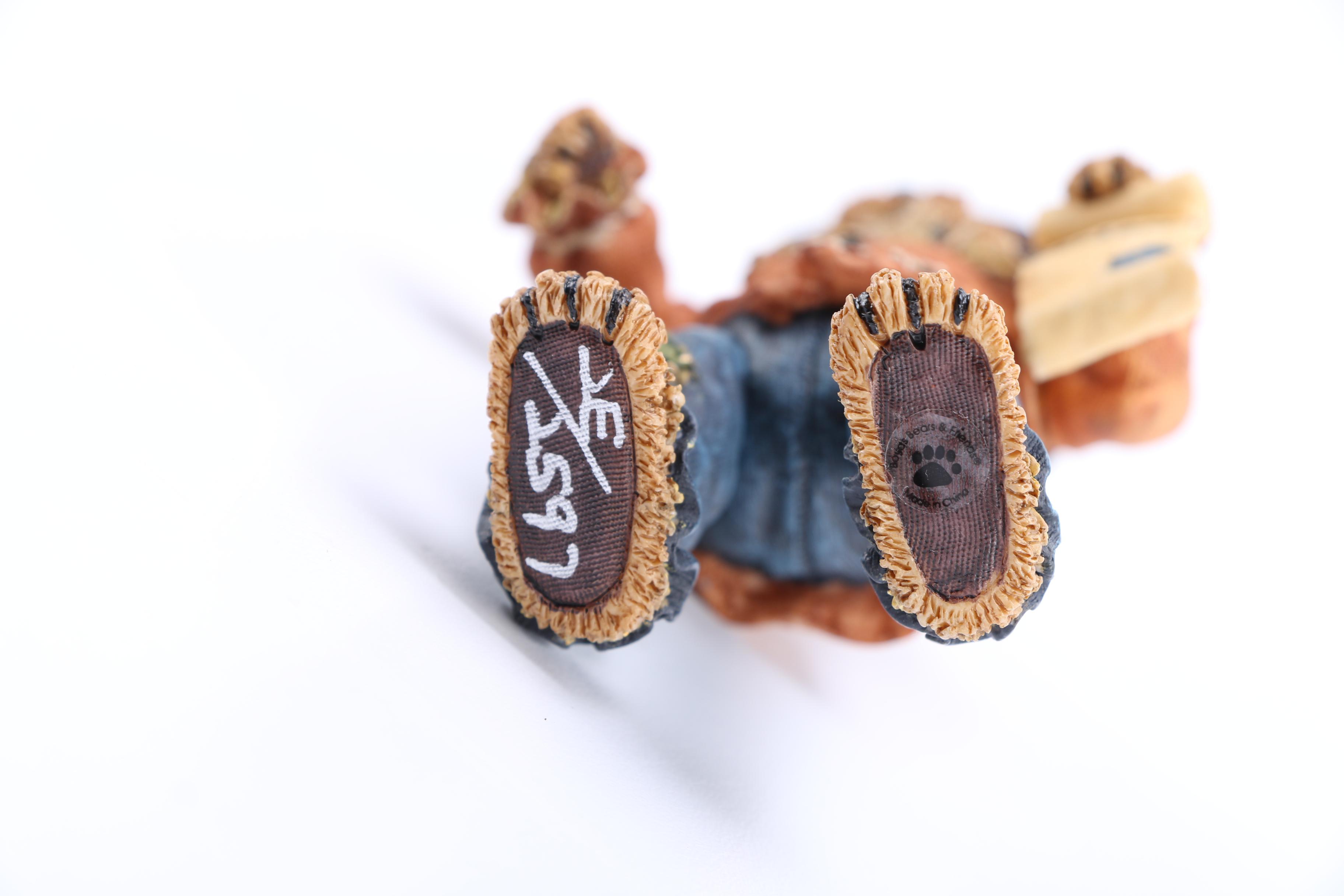 Two Shoe Box Bears Figurines