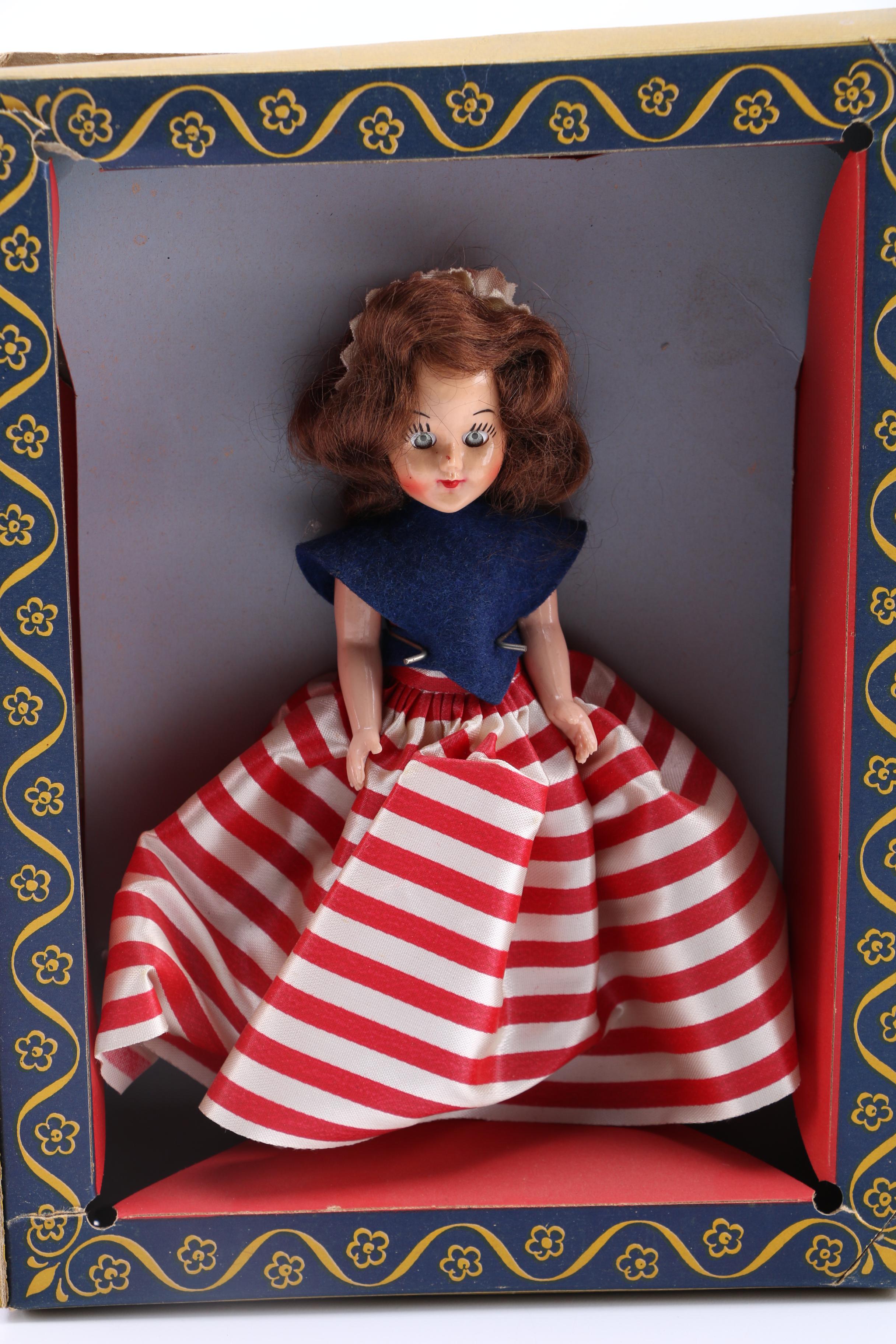 "Album of Americana" Betsy Ross and Mary Todd Lincoln Dolls