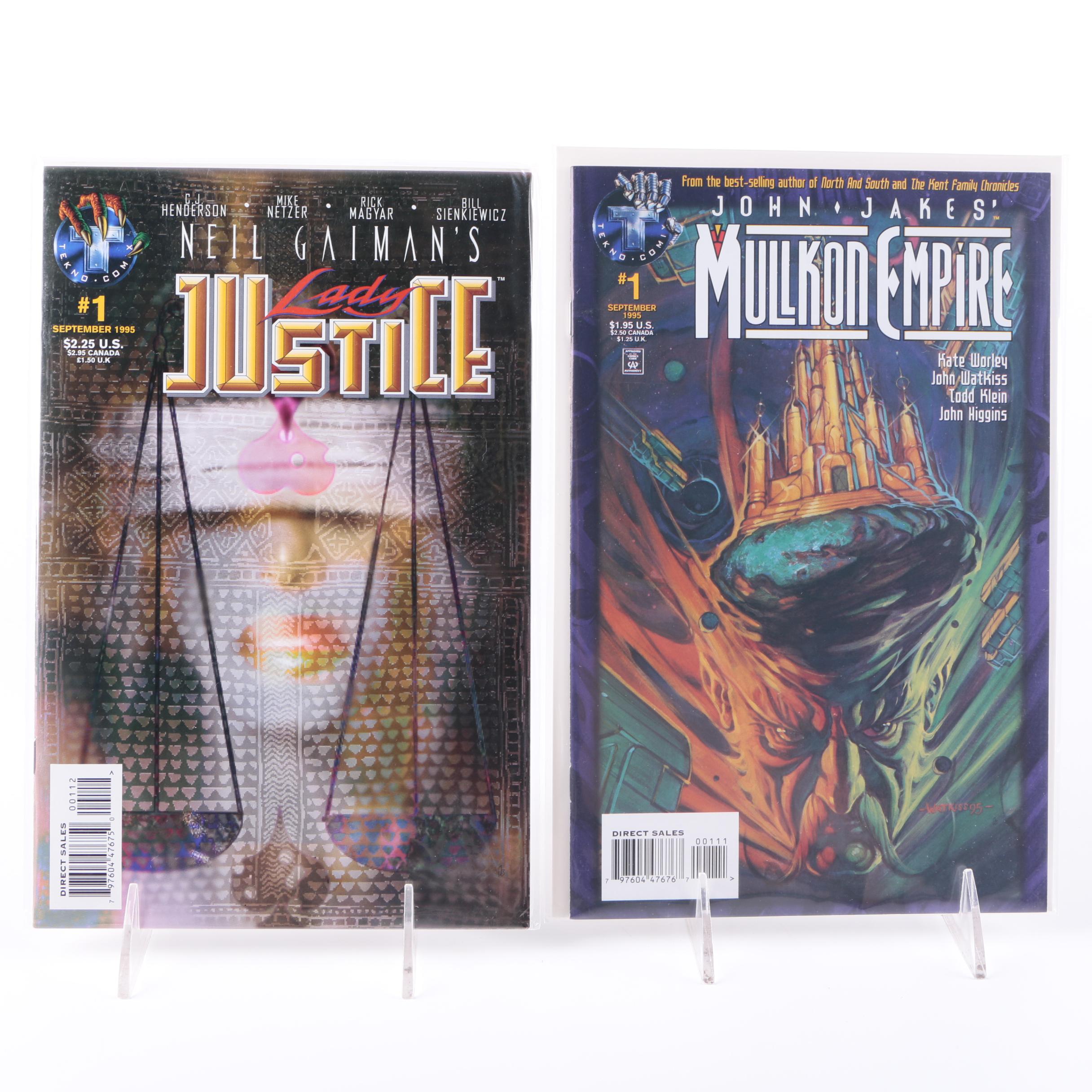 Modern Age Tekno Comix Including "Mr. Hero" and "Mike Danger"