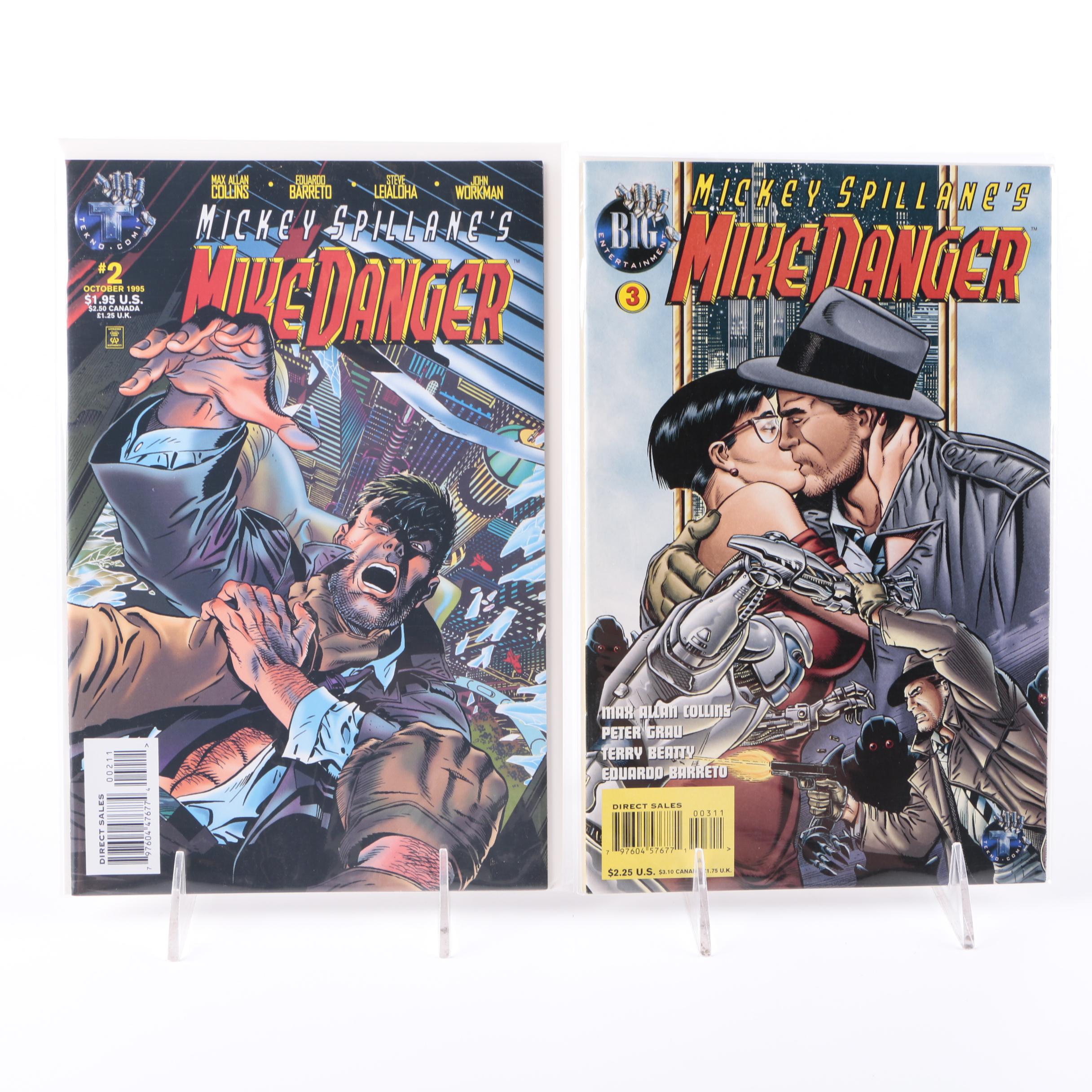 Modern Age Tekno Comix Including "Mr. Hero" and "Mike Danger"