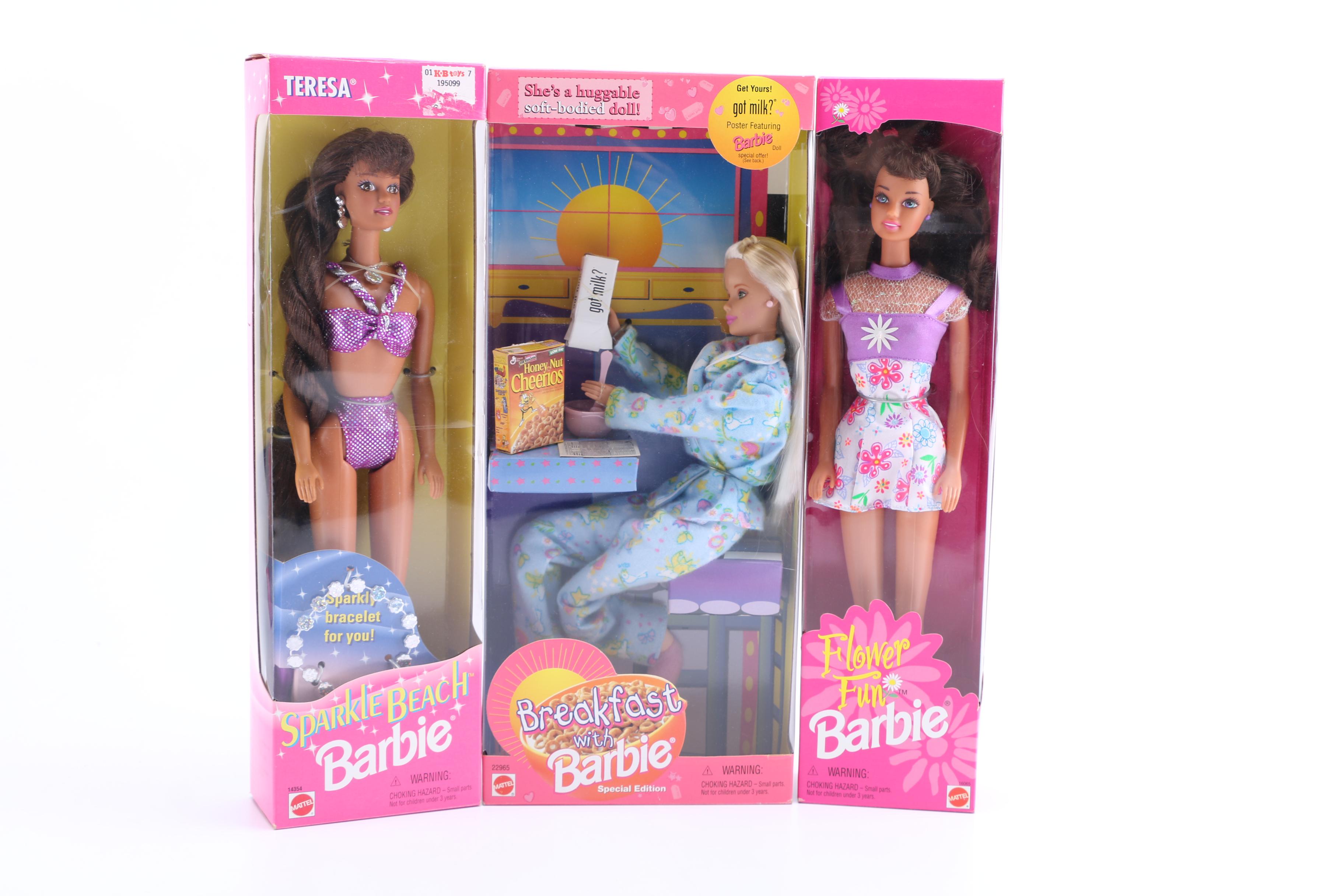 Large Selection of Circa 1990's Barbie Dolls