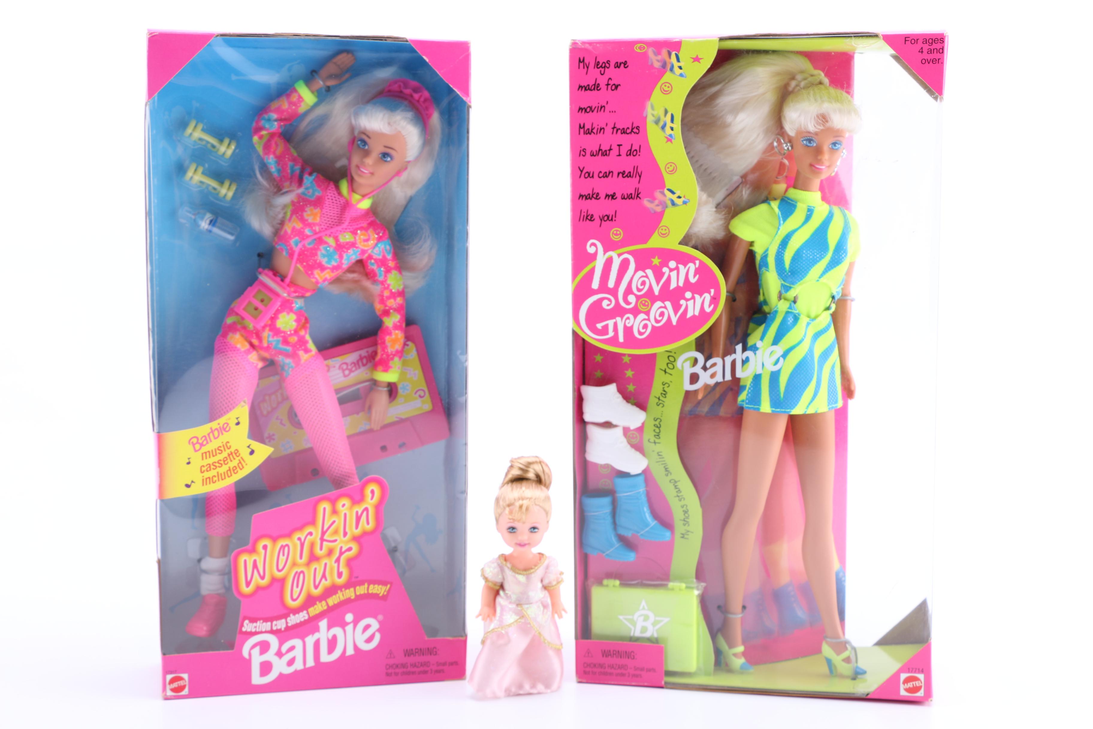 Large Selection of Circa 1990's Barbie Dolls