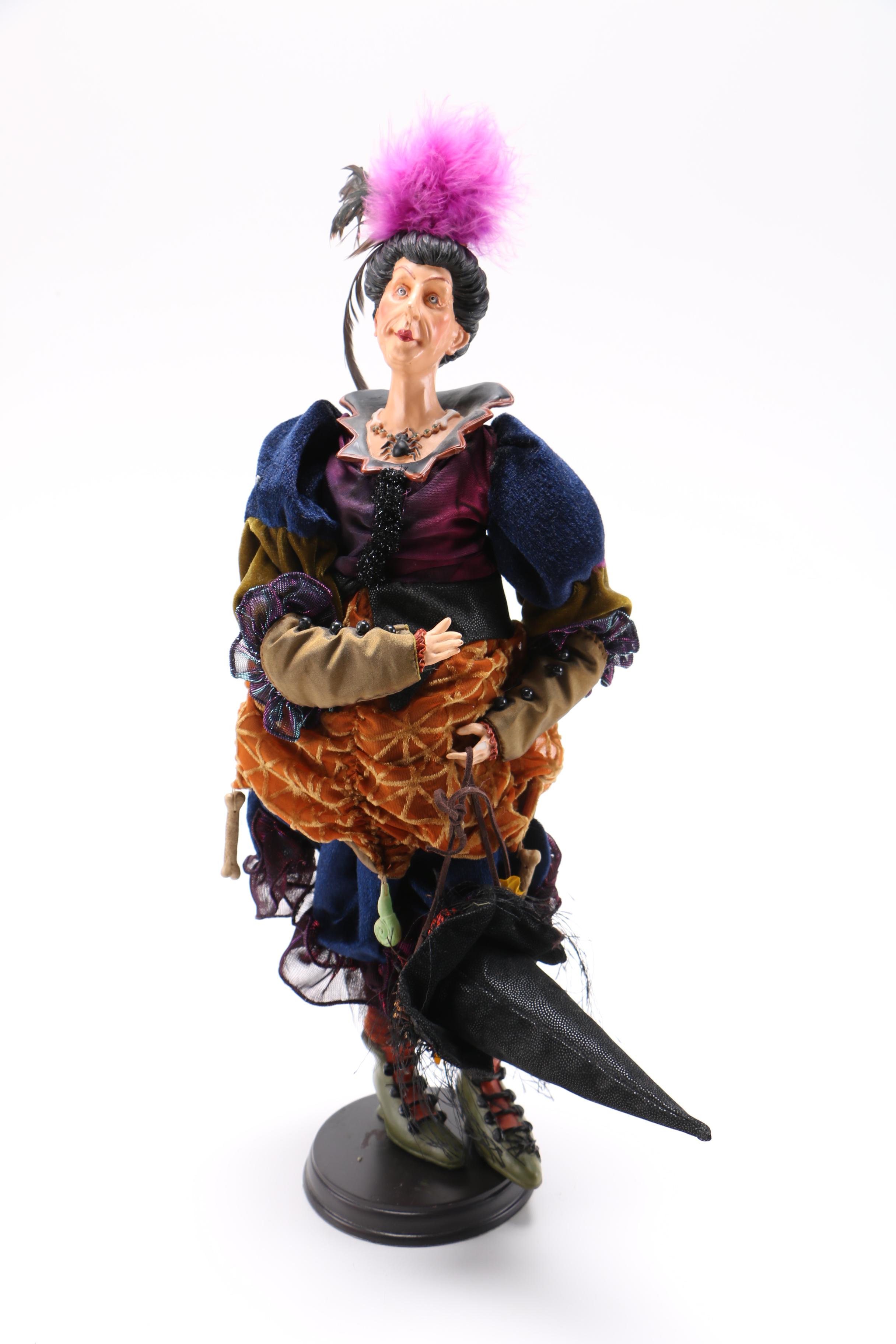 Halloween Themed Witch Dolls