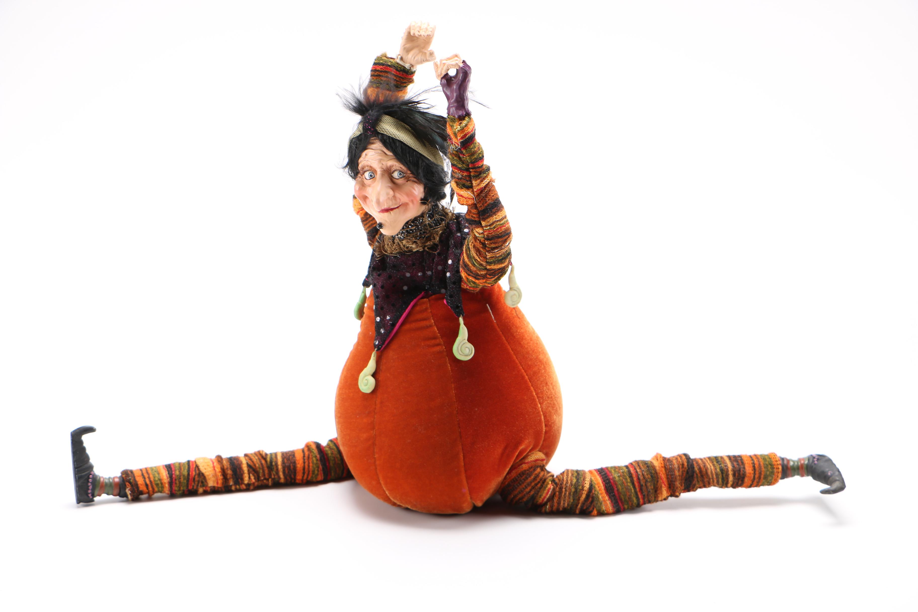 Halloween Themed Witch Dolls