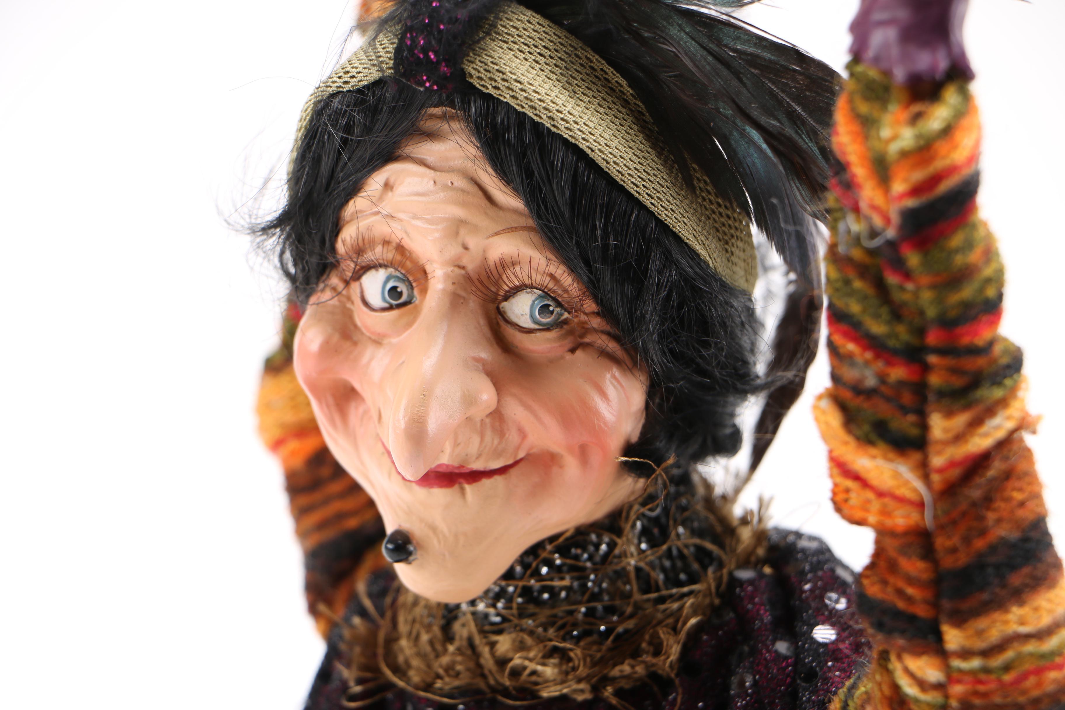 Halloween Themed Witch Dolls