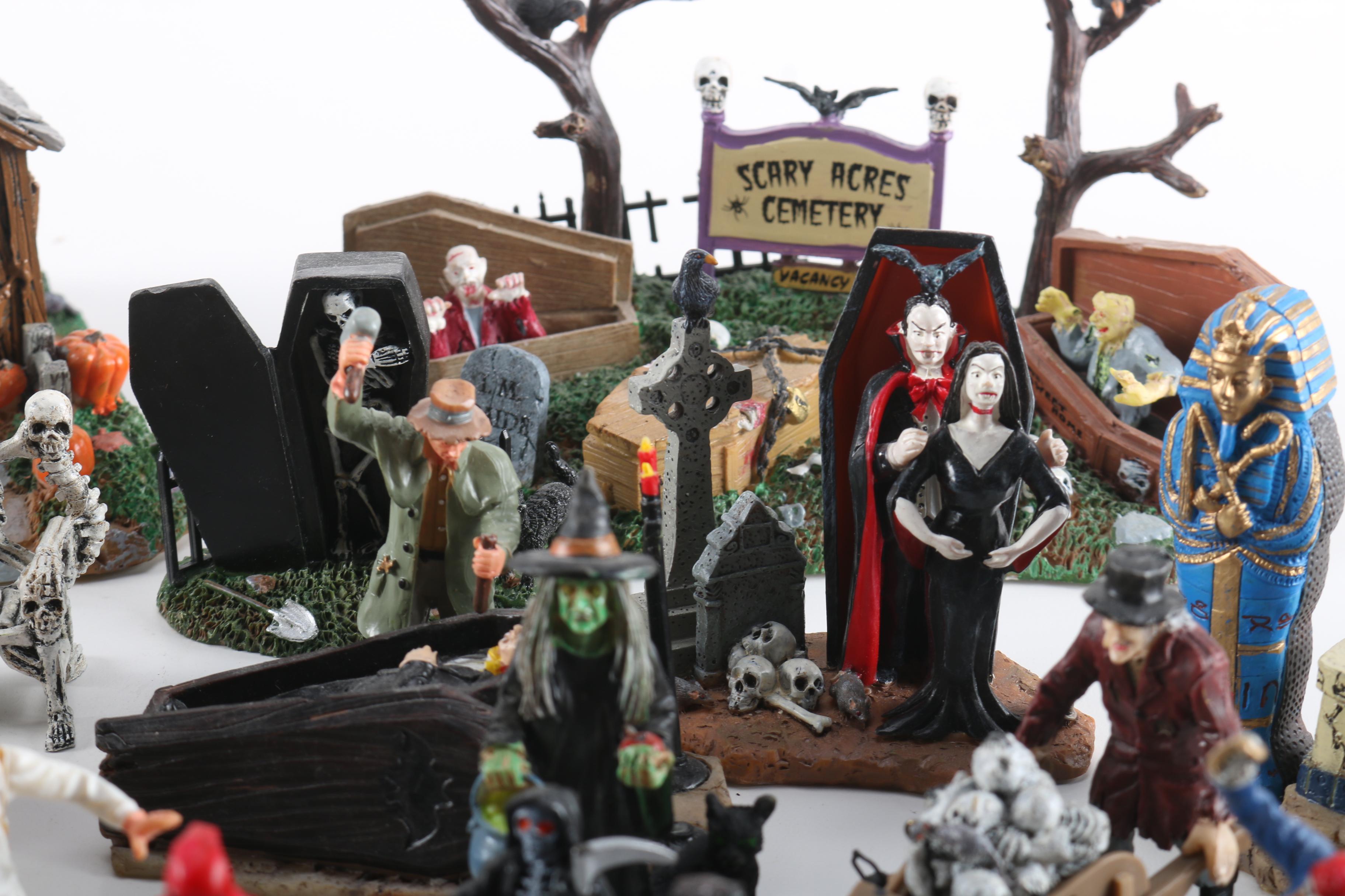 Lemax Halloween-Themed Village Collectibles