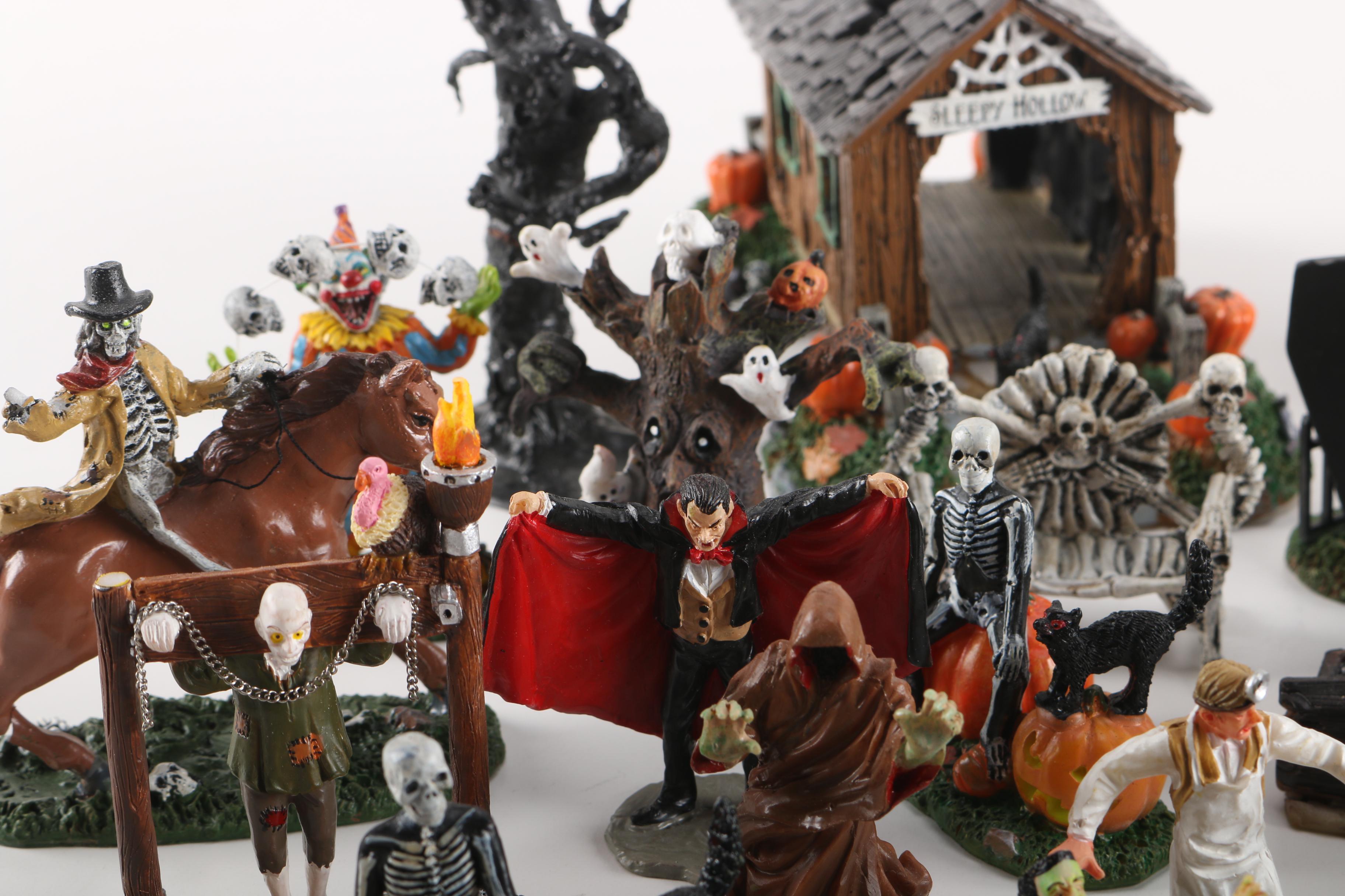 Lemax Halloween-Themed Village Collectibles