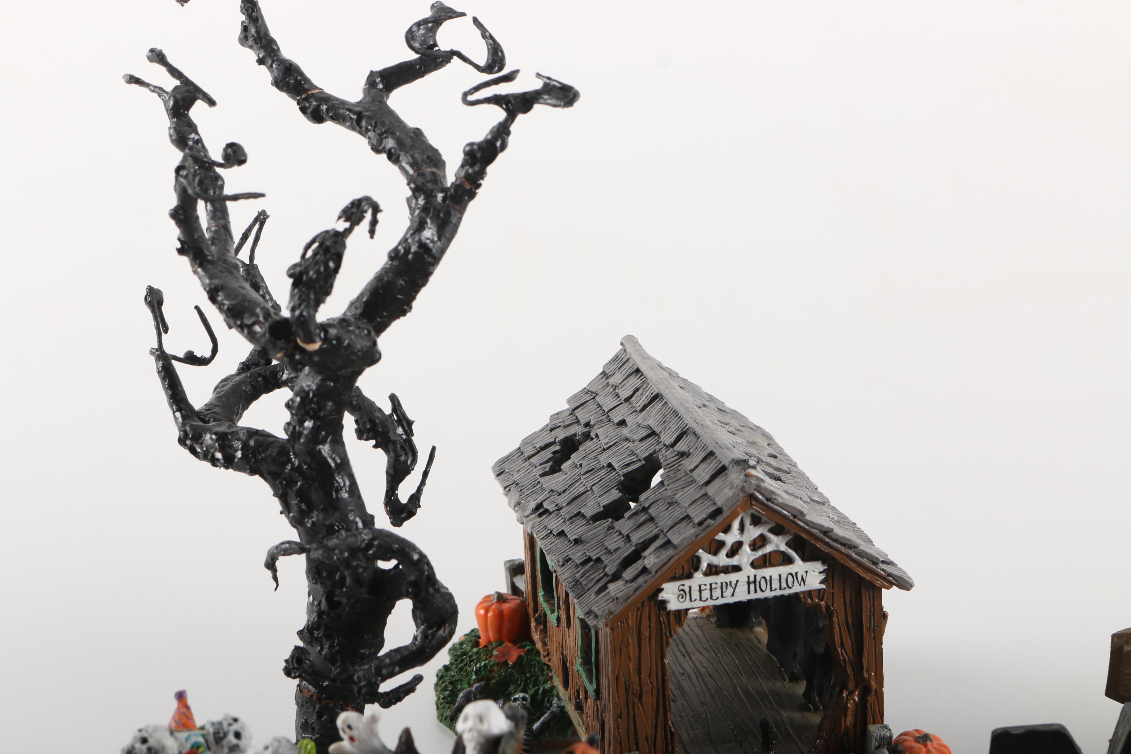 Lemax Halloween-Themed Village Collectibles