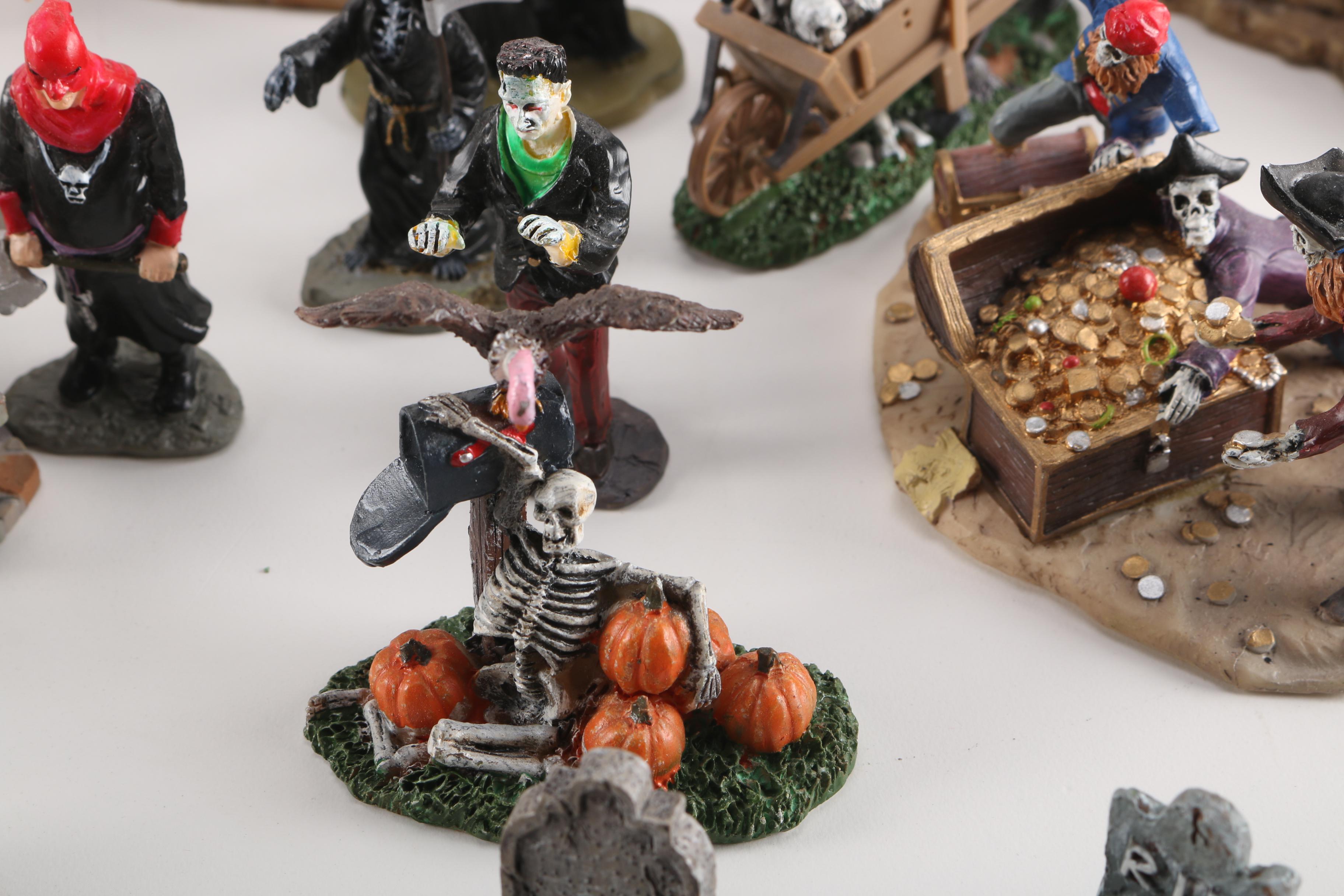 Lemax Halloween-Themed Village Collectibles