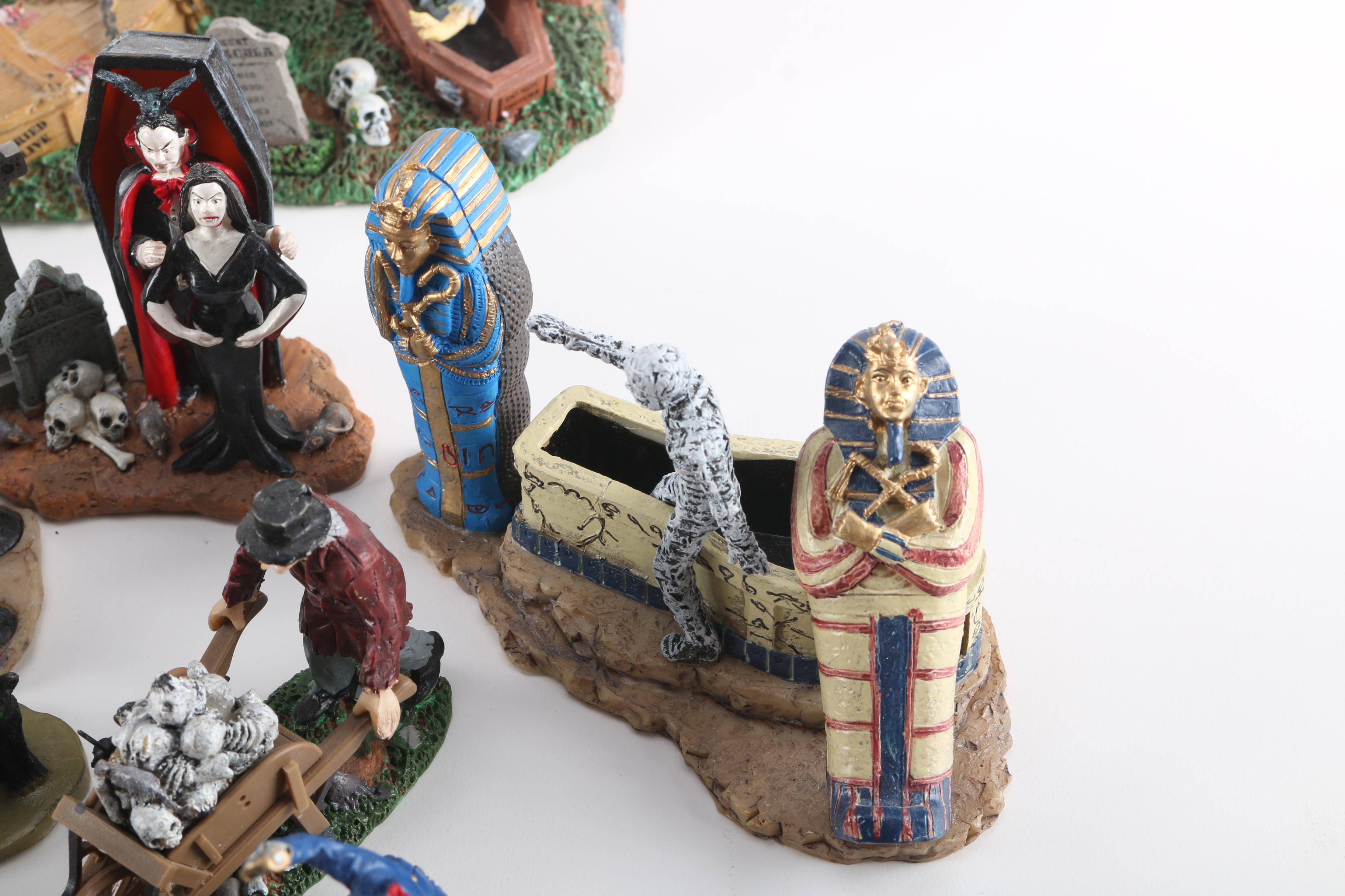 Lemax Halloween-Themed Village Collectibles