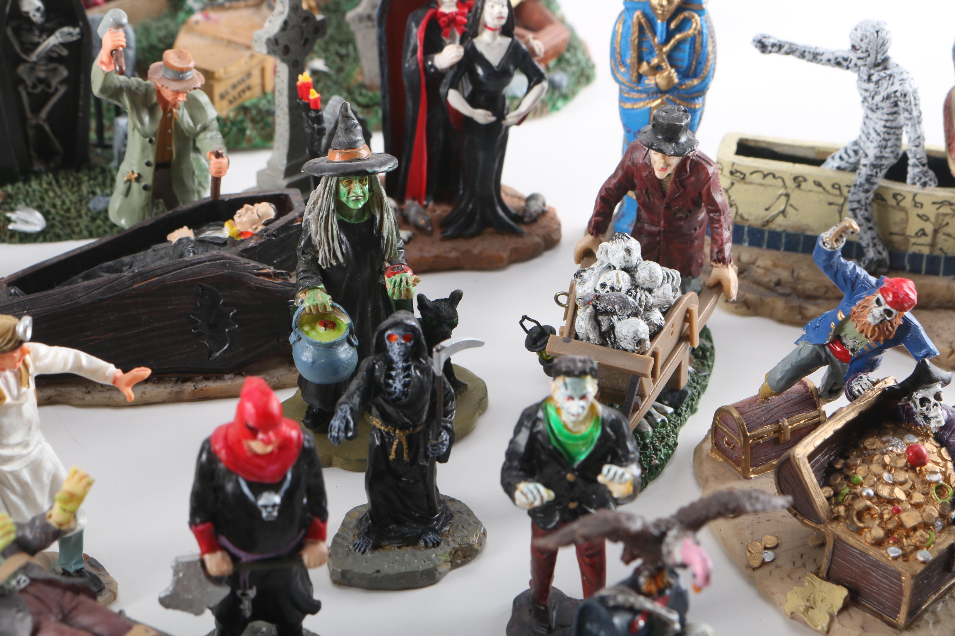 Lemax Halloween-Themed Village Collectibles