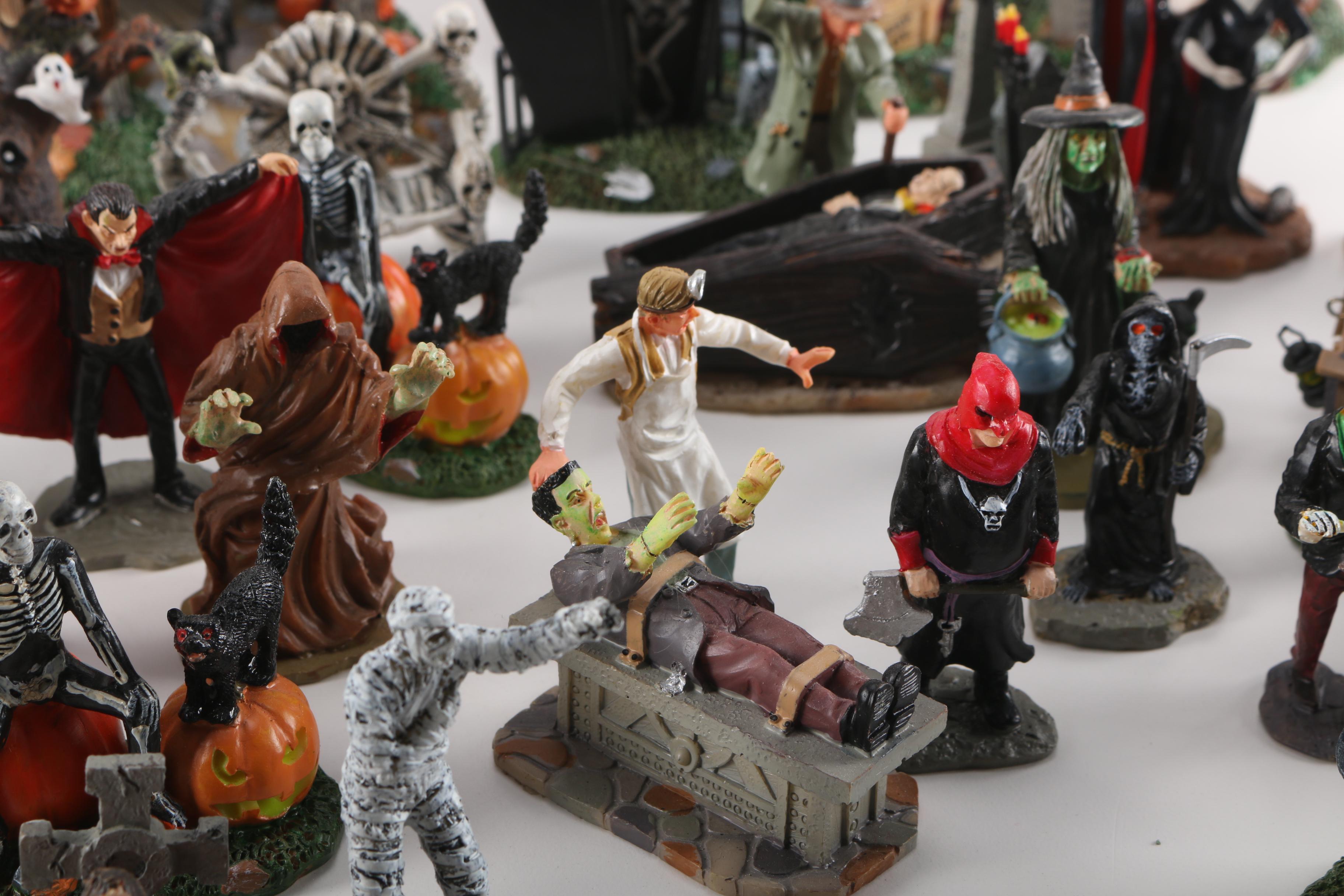 Lemax Halloween-Themed Village Collectibles