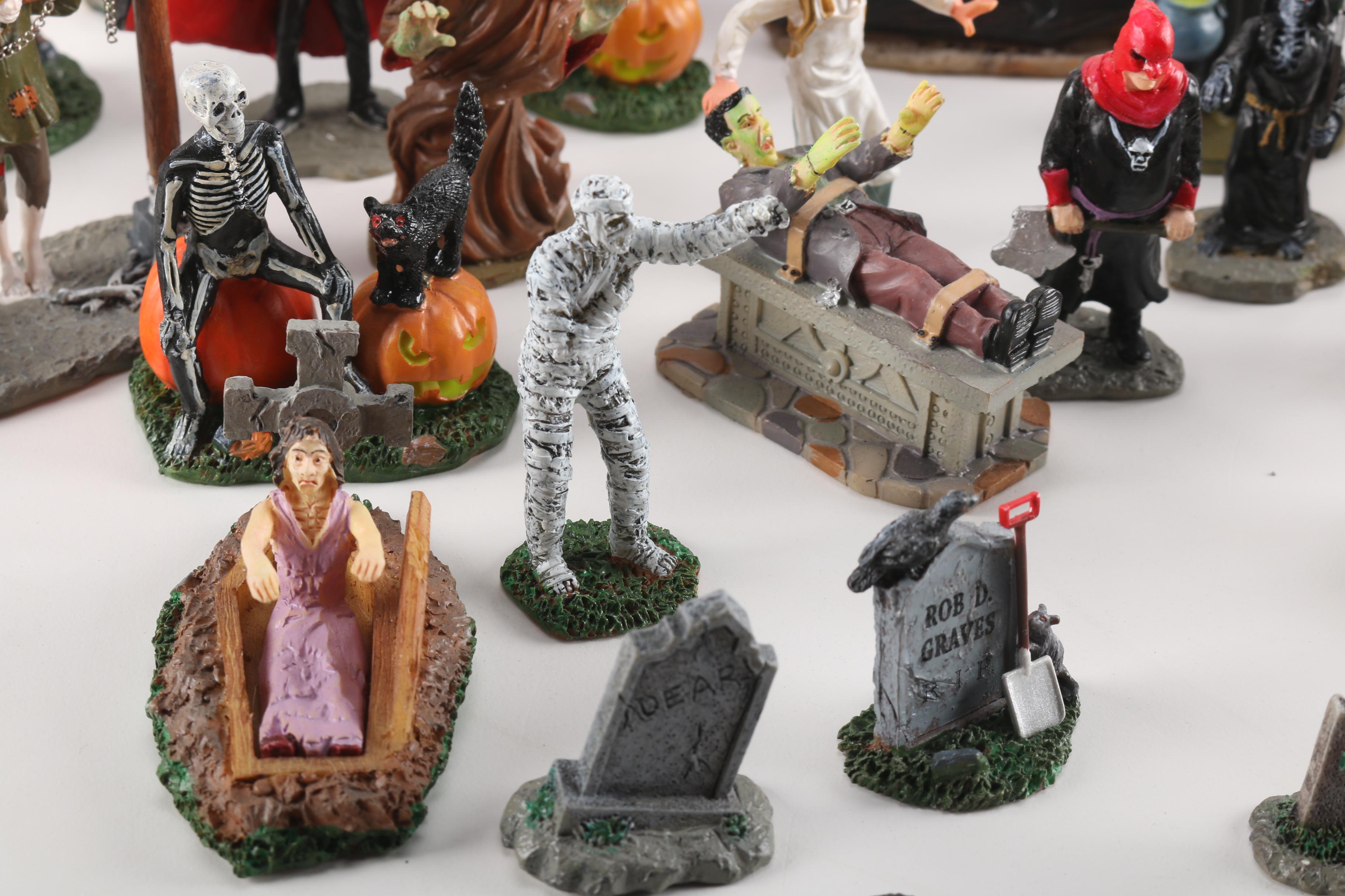 Lemax Halloween-Themed Village Collectibles