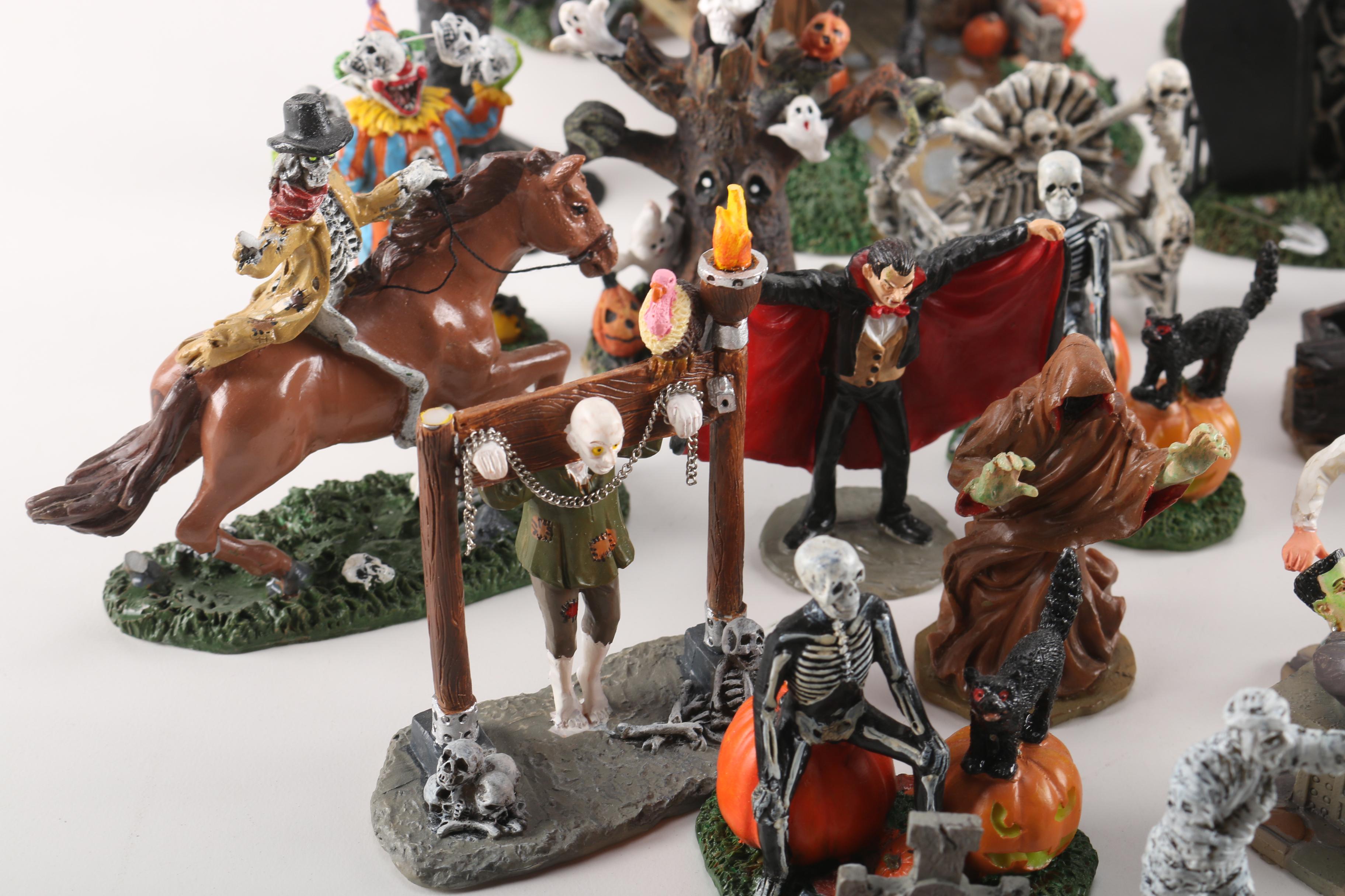 Lemax Halloween-Themed Village Collectibles