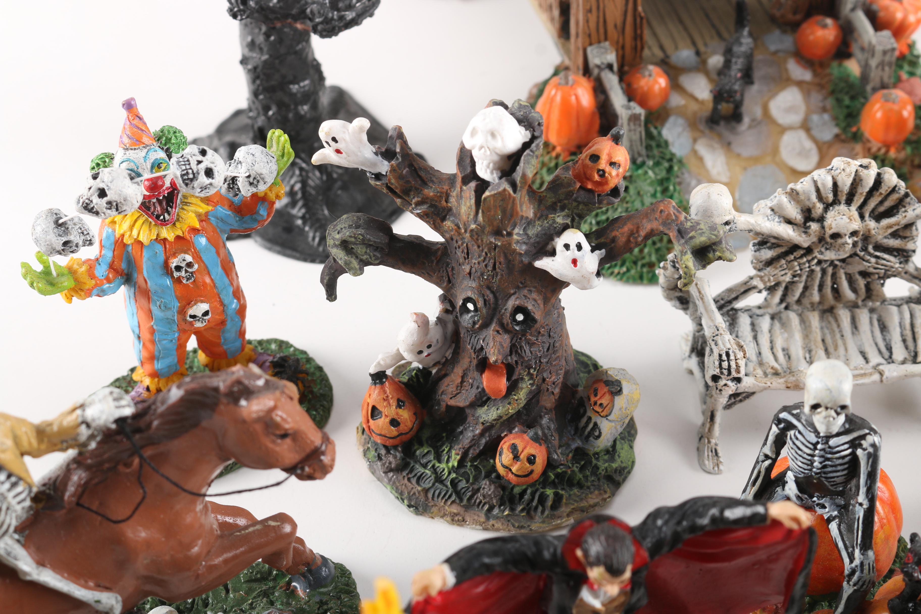 Lemax Halloween-Themed Village Collectibles