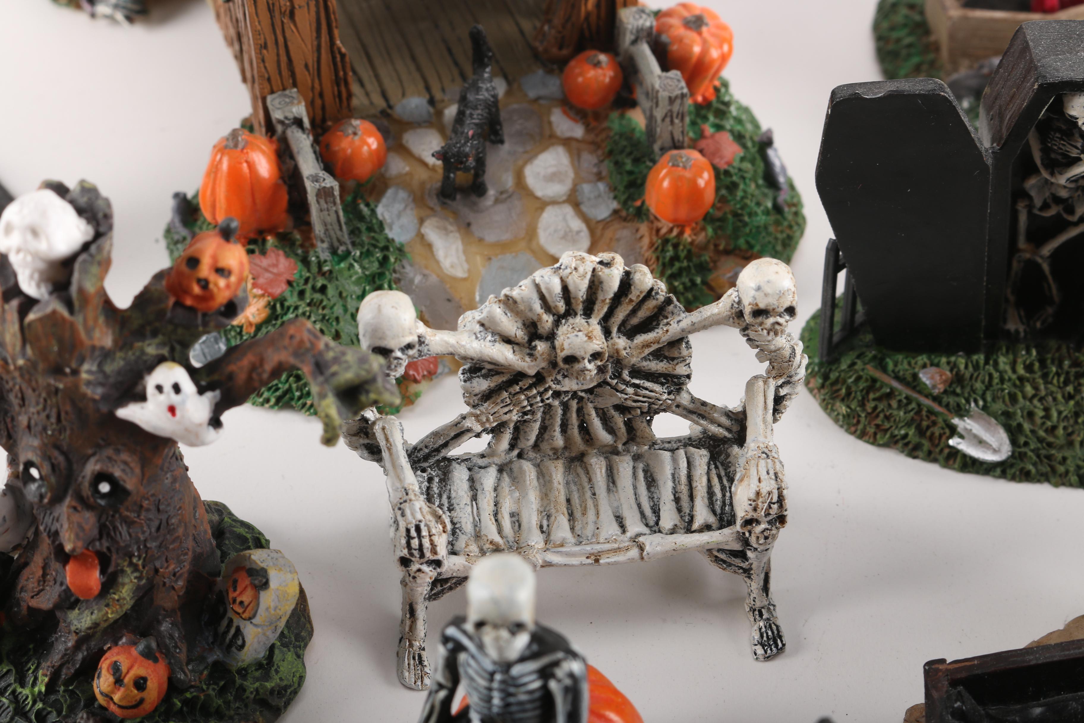 Lemax Halloween-Themed Village Collectibles