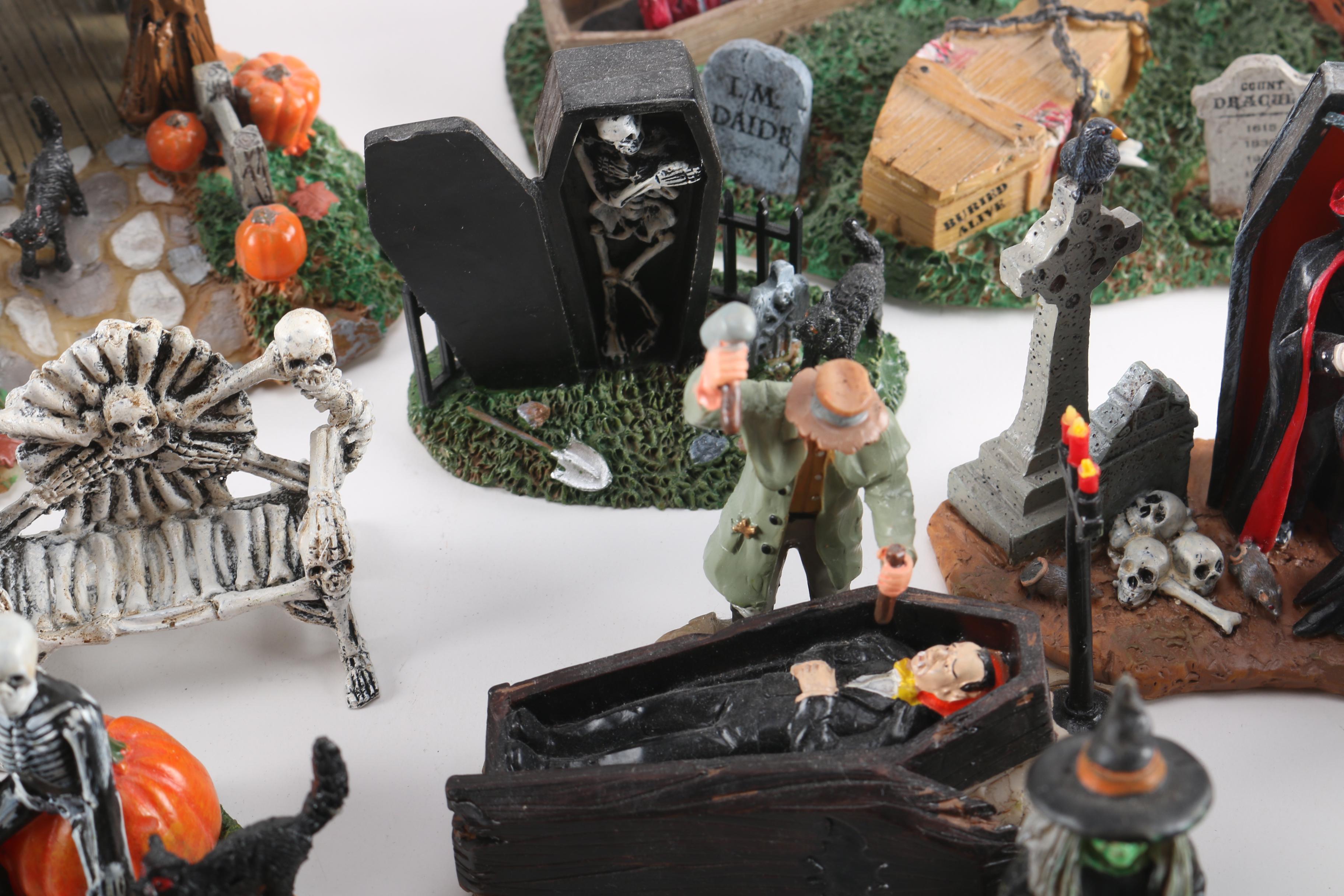Lemax Halloween-Themed Village Collectibles