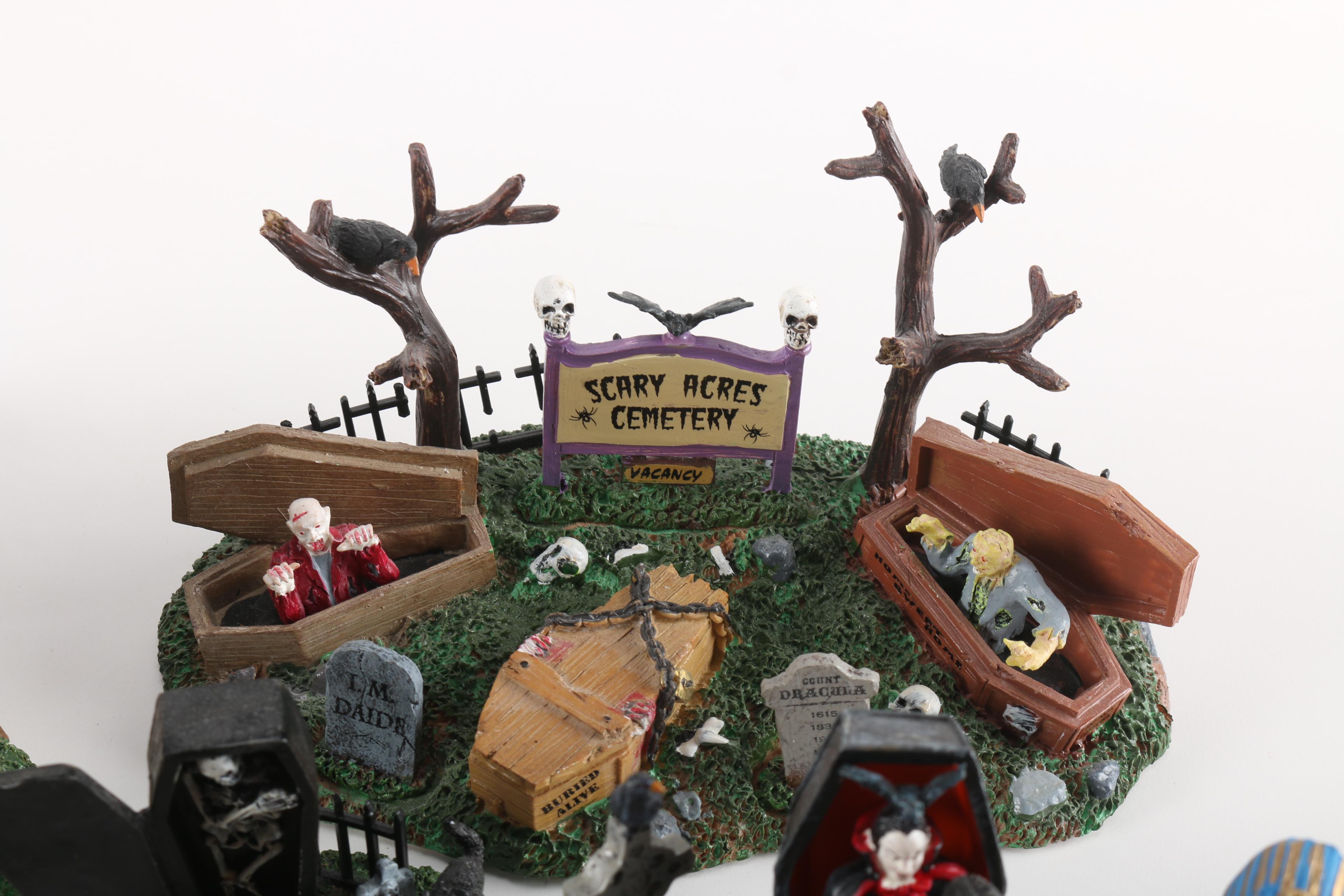 Lemax Halloween-Themed Village Collectibles